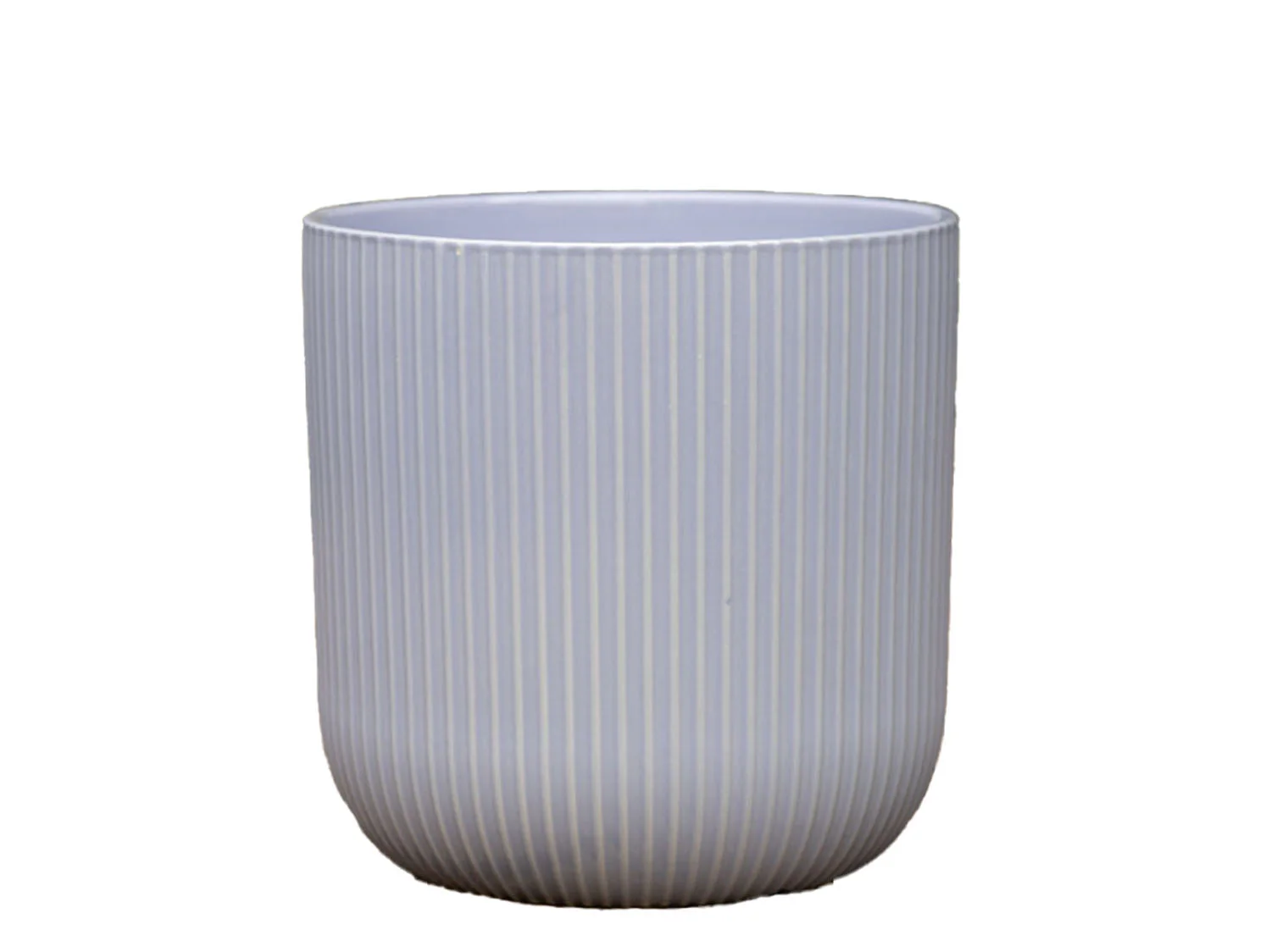 Fluted Cylinder Planter (No Saucer) - Image 3