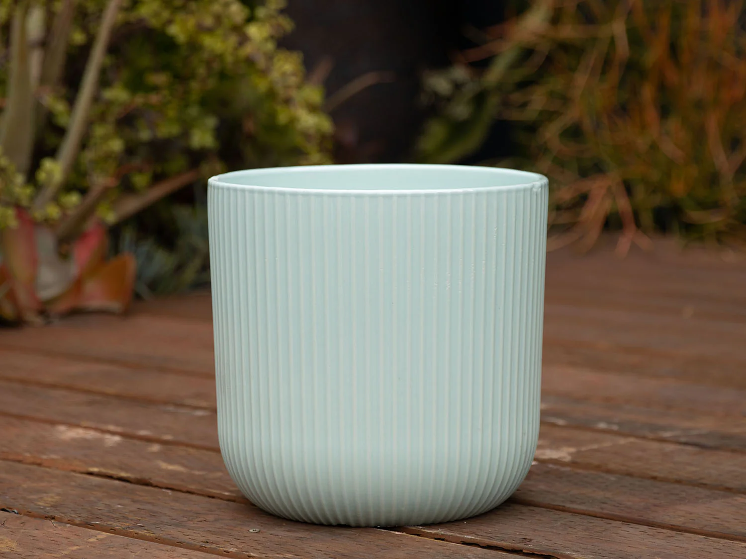 Fluted Cylinder Planter (No Saucer) - Image 5