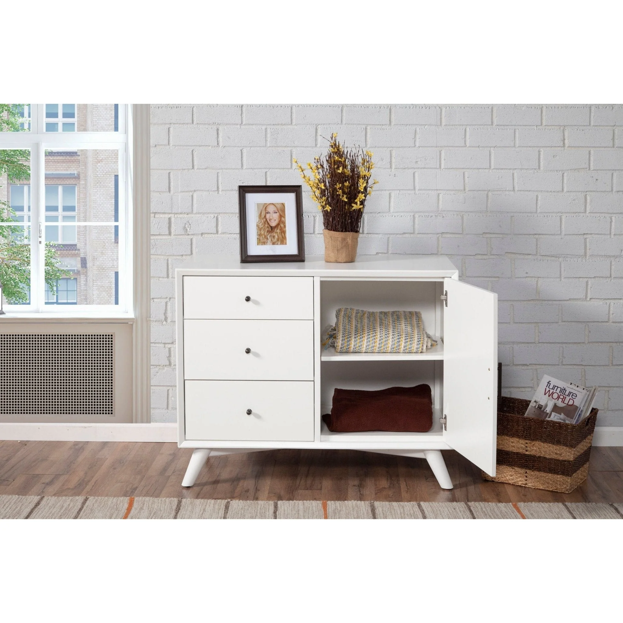 Flynn Accent Cabinet, White - Image 3