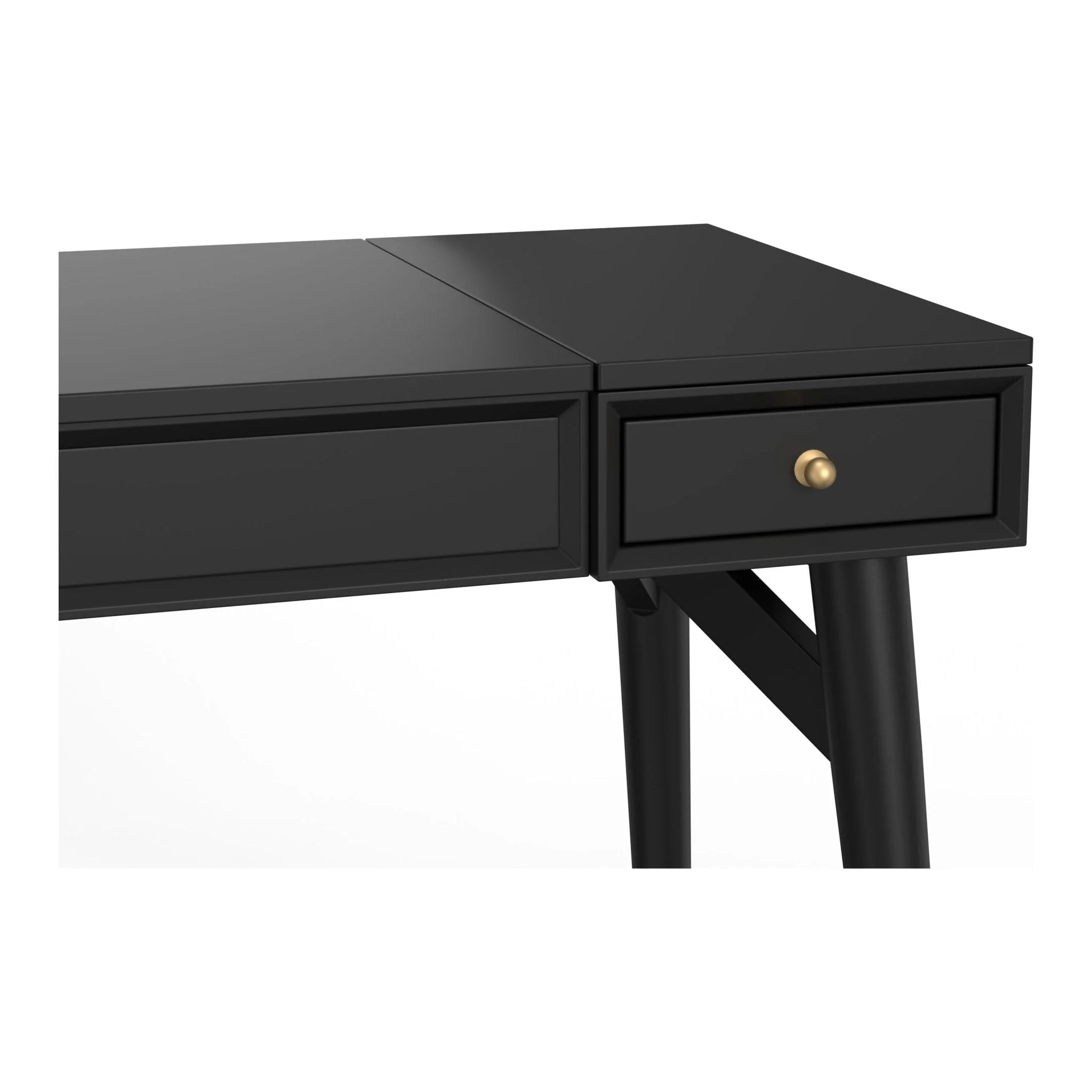 Flynn Bedroom Vanity, Black - Image 4