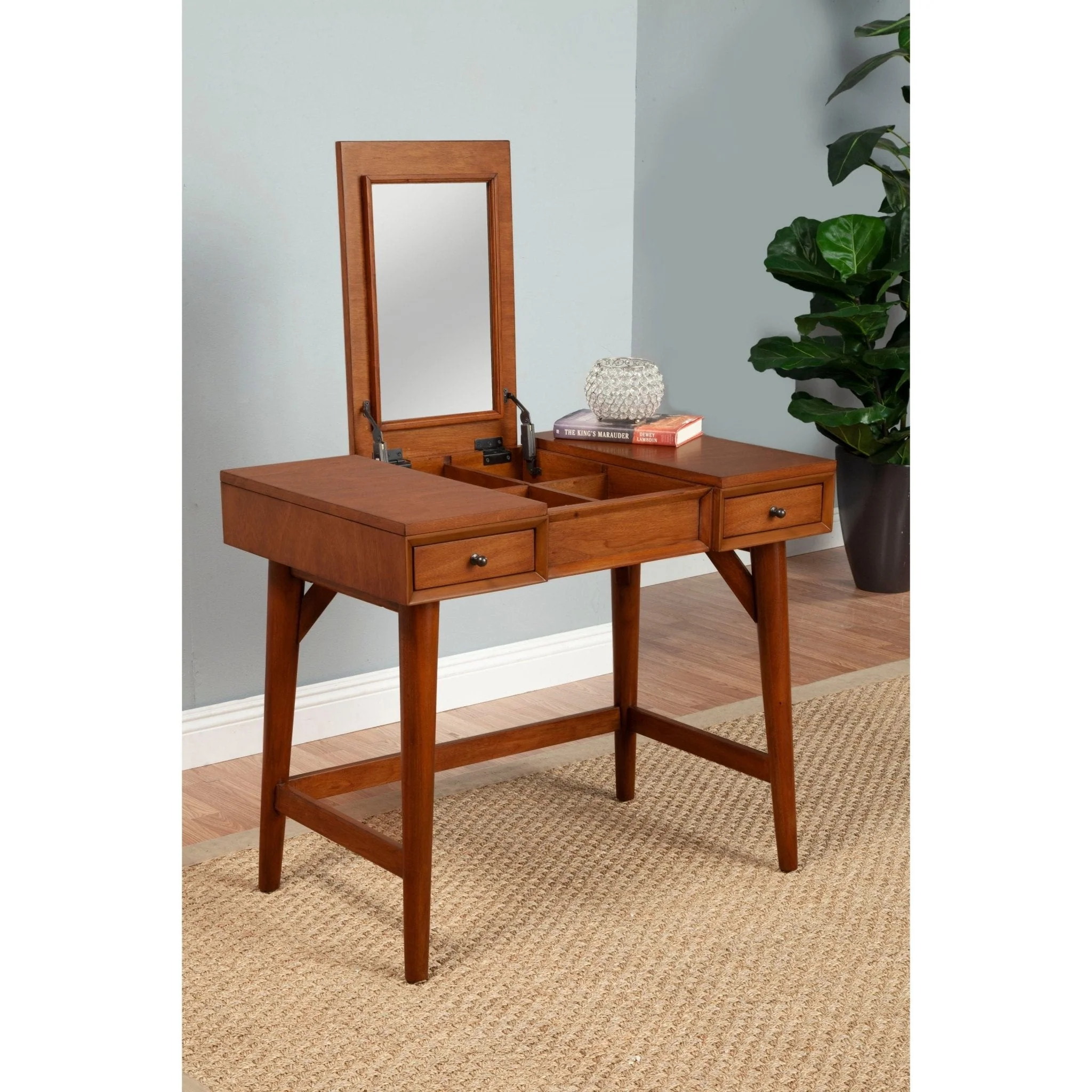 Flynn Bedroom Vanity, Chestnut - Image 7