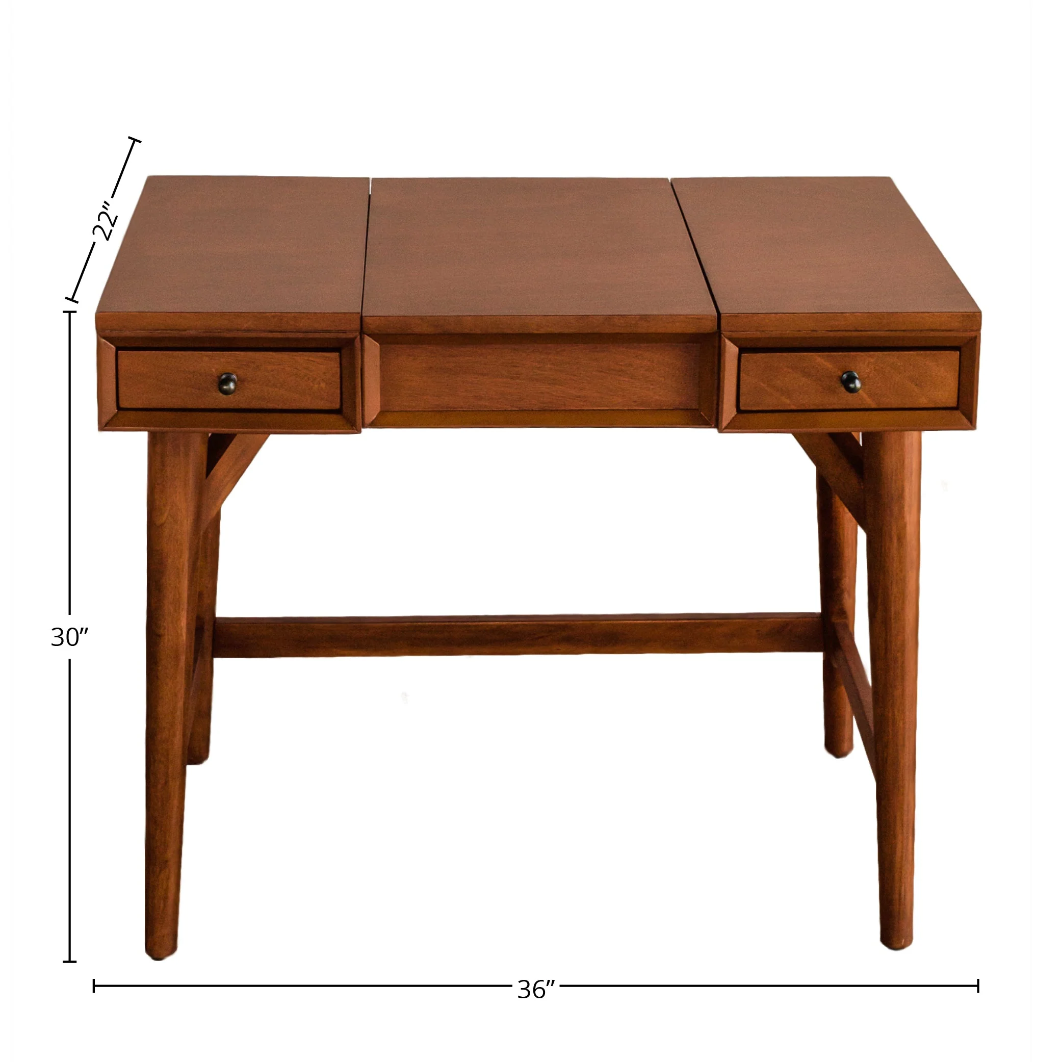 Flynn Bedroom Vanity, Chestnut - Image 8