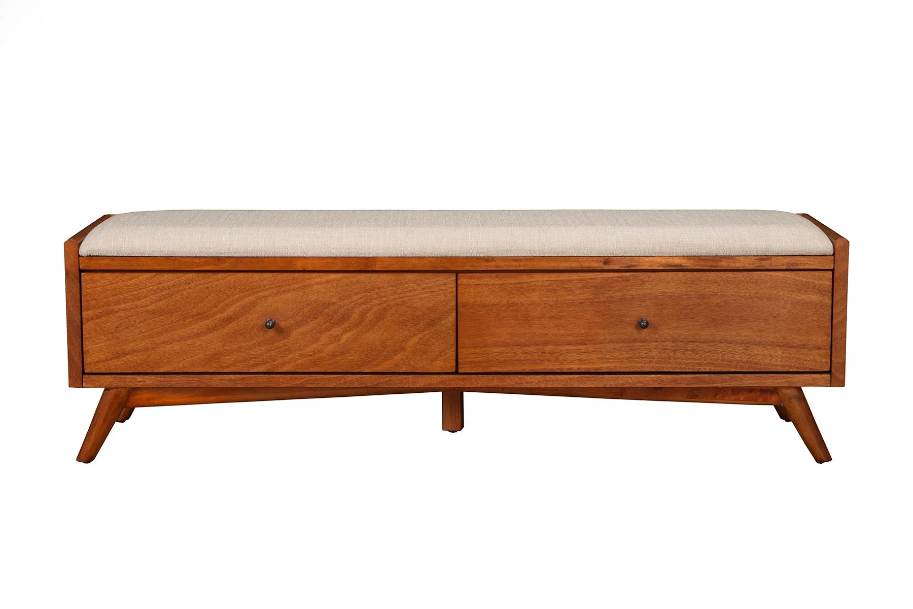 Flynn Bench, Chestnut - Image 5