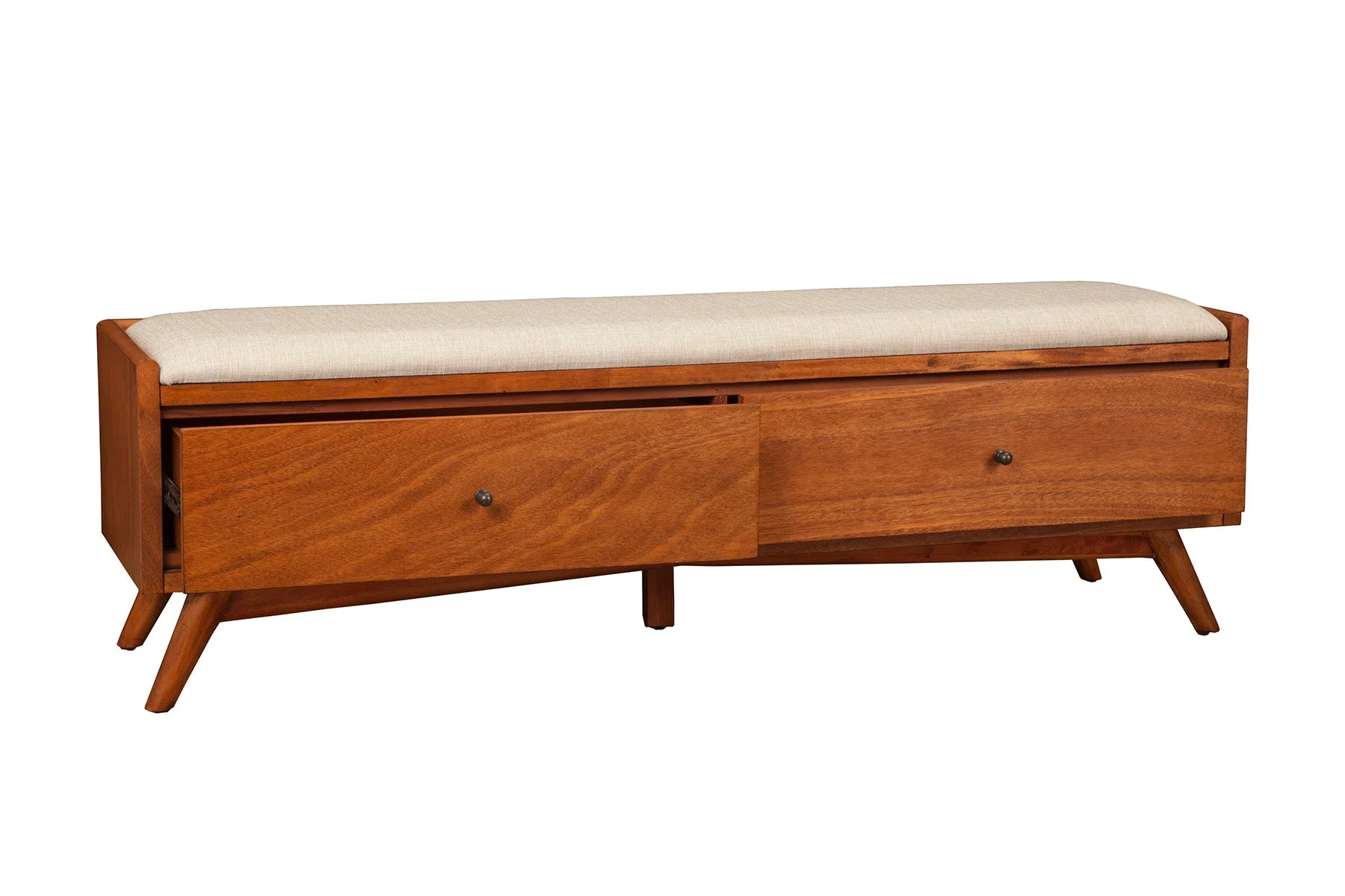 Flynn Bench, Chestnut - Image 6