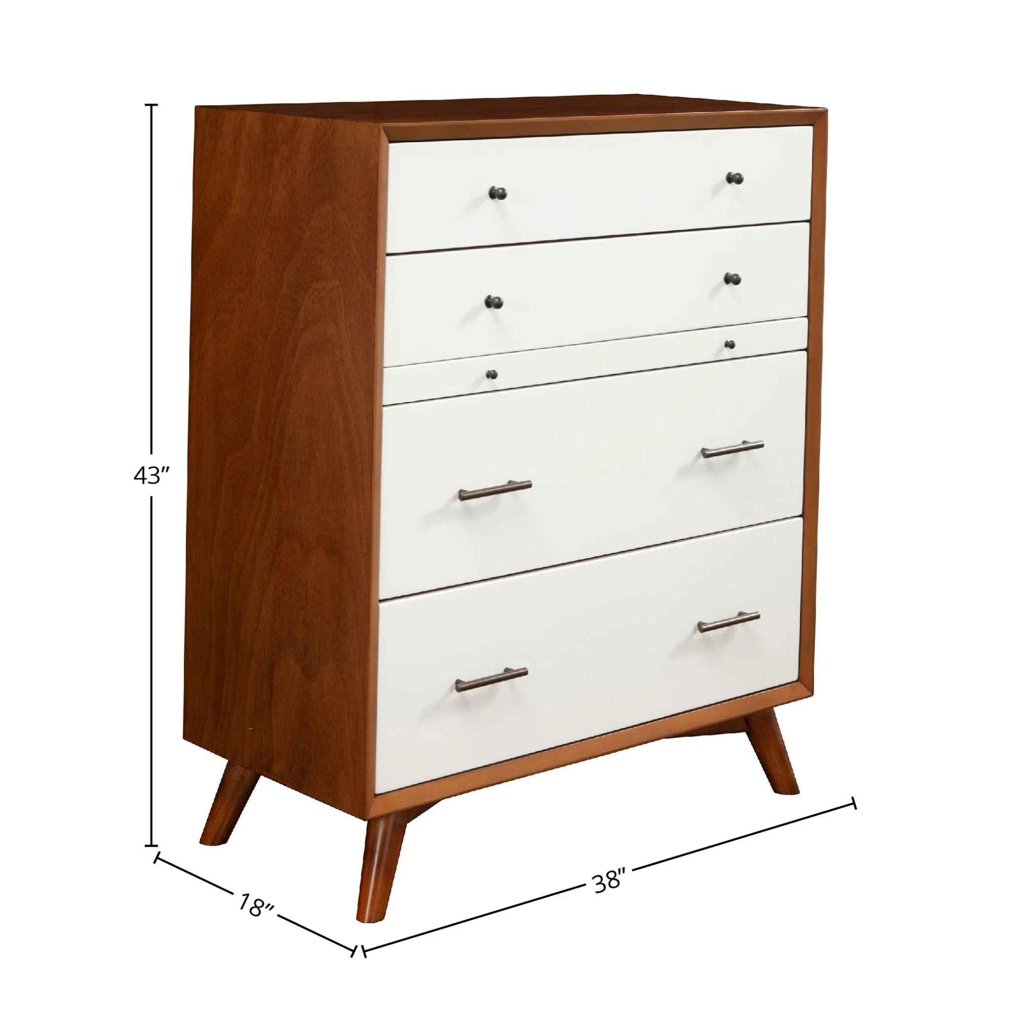 Flynn Chest, Chestnut/White - Image 6