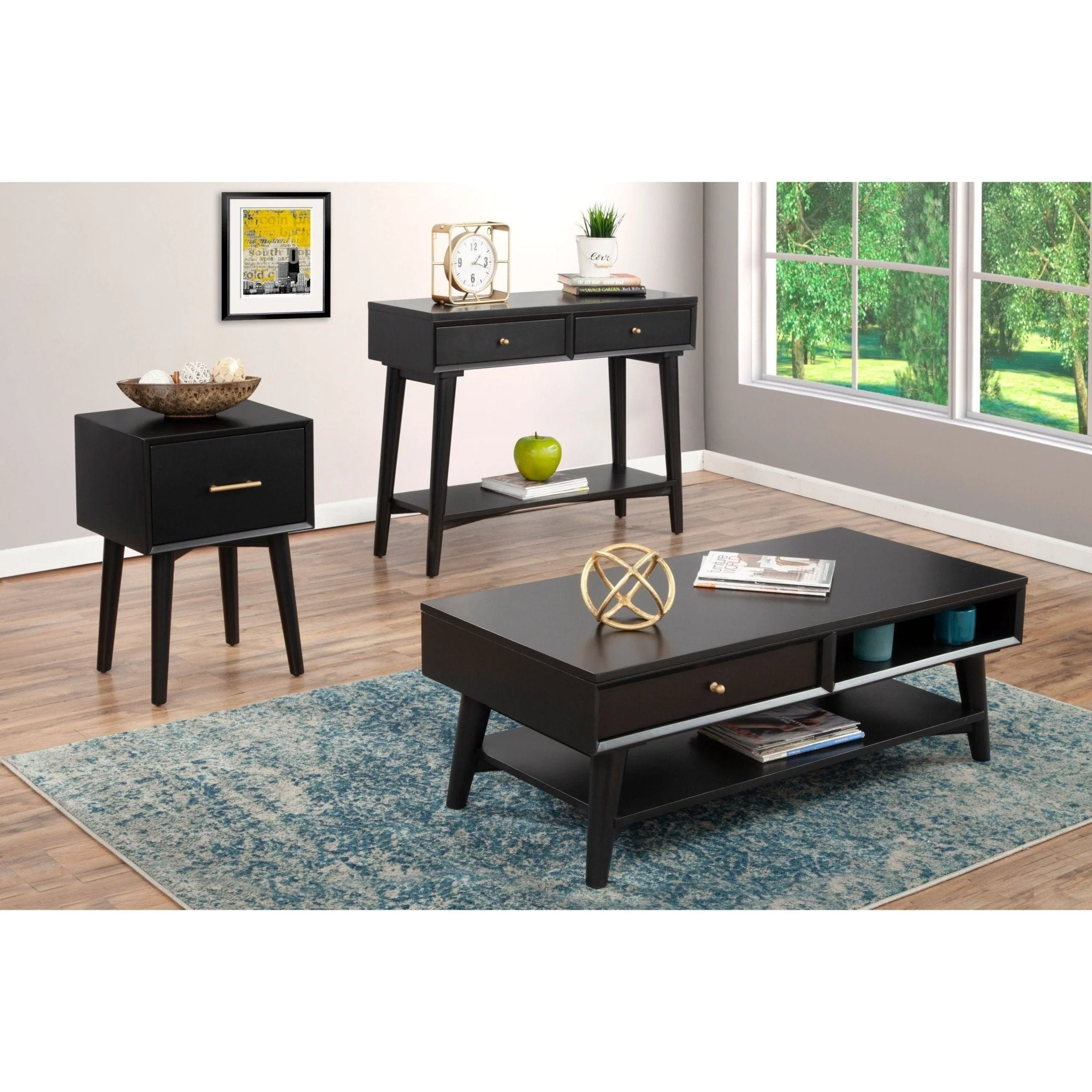 Flynn Coffee Table, Black - Image 7