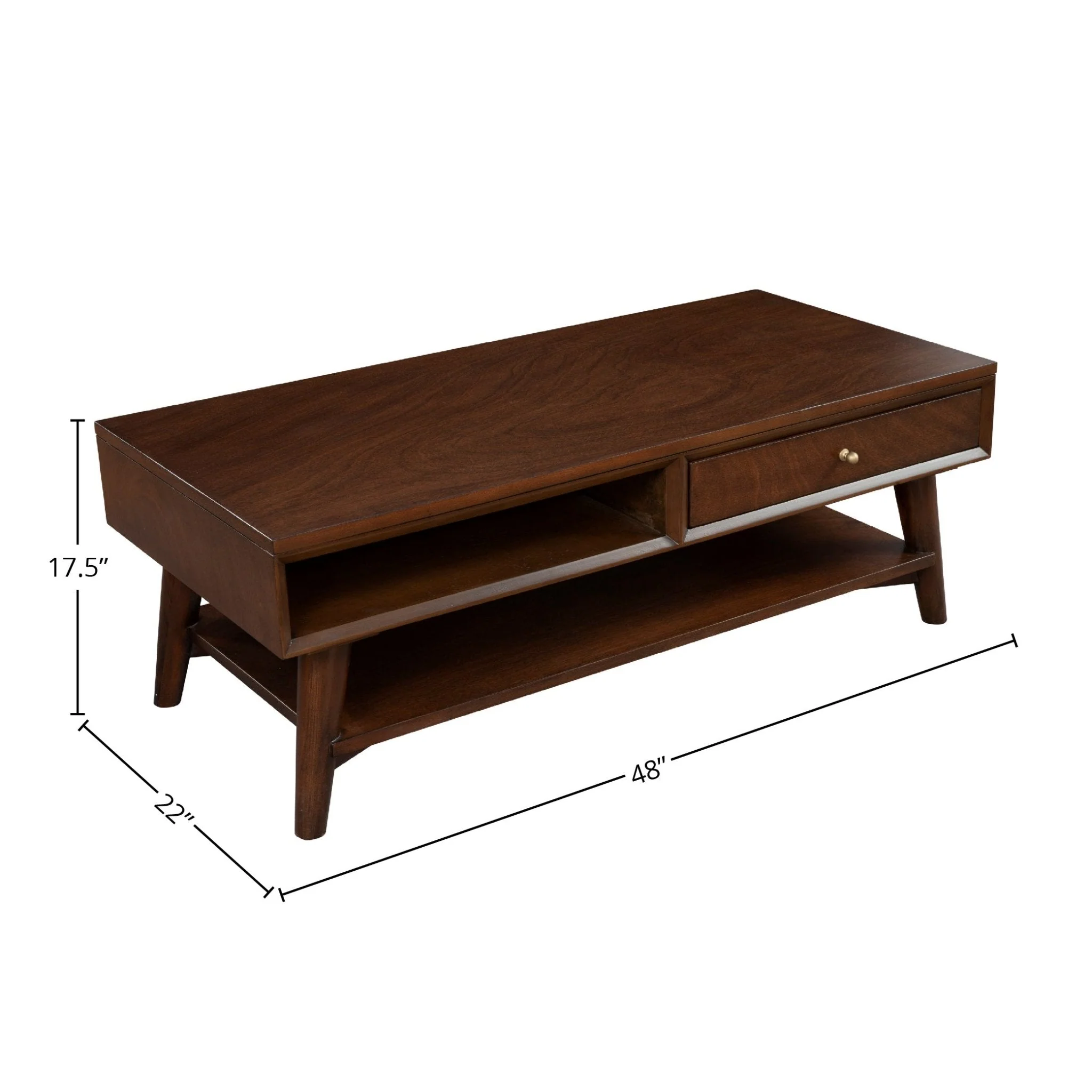 Flynn Coffee Table, Walnut - Image 8