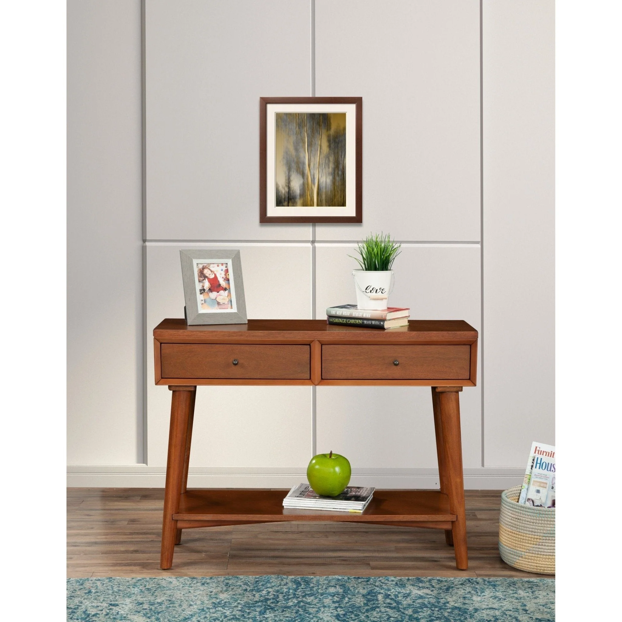 Flynn Console Table, Chestnut - Image 2