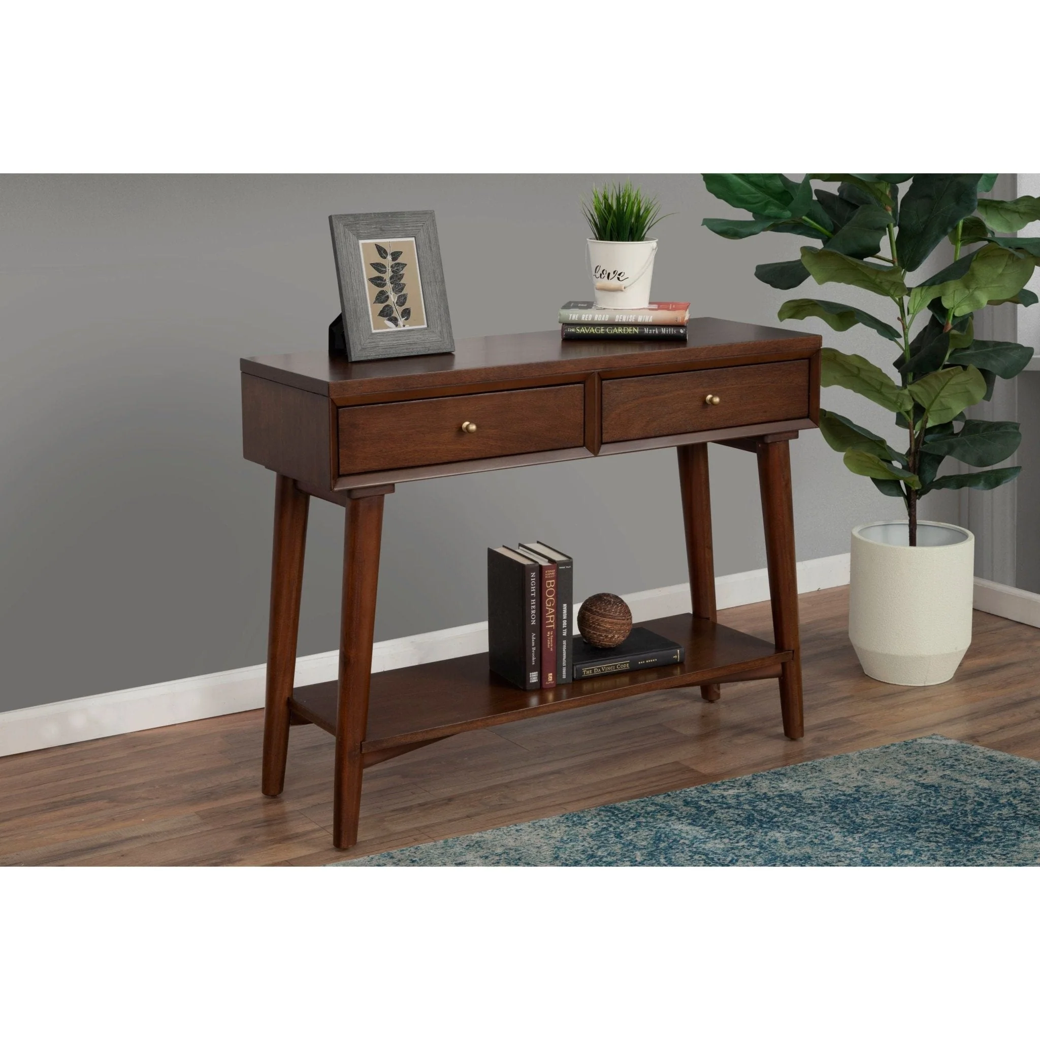 Flynn Console Table, Walnut - Image 2