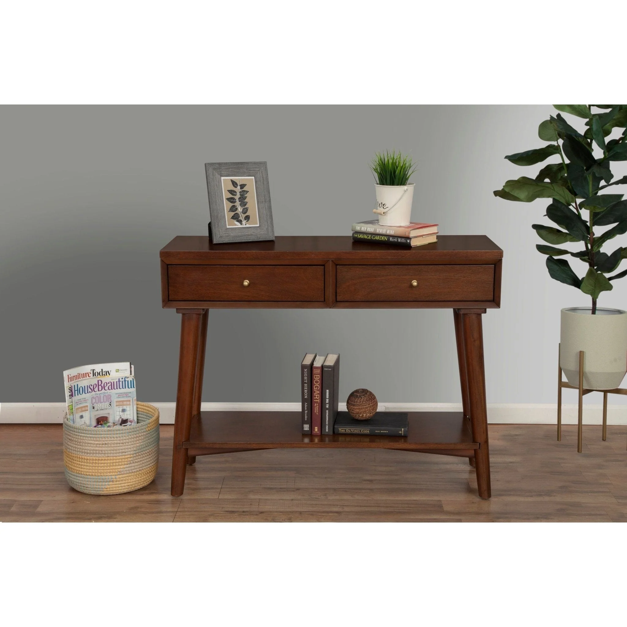 Flynn Console Table, Walnut - Image 3