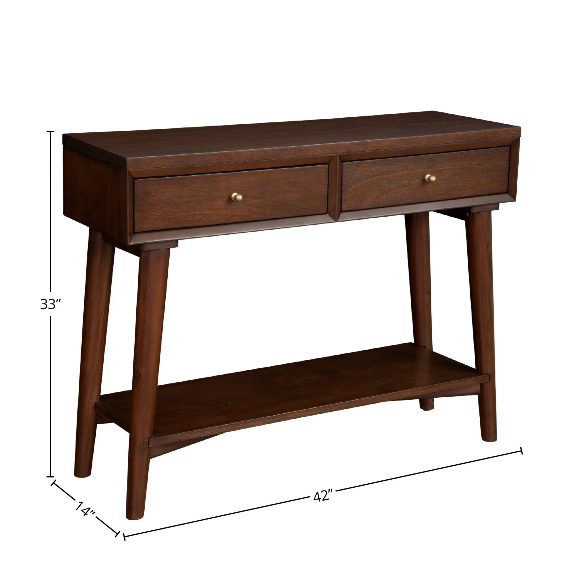 Flynn Console Table, Walnut - Image 8