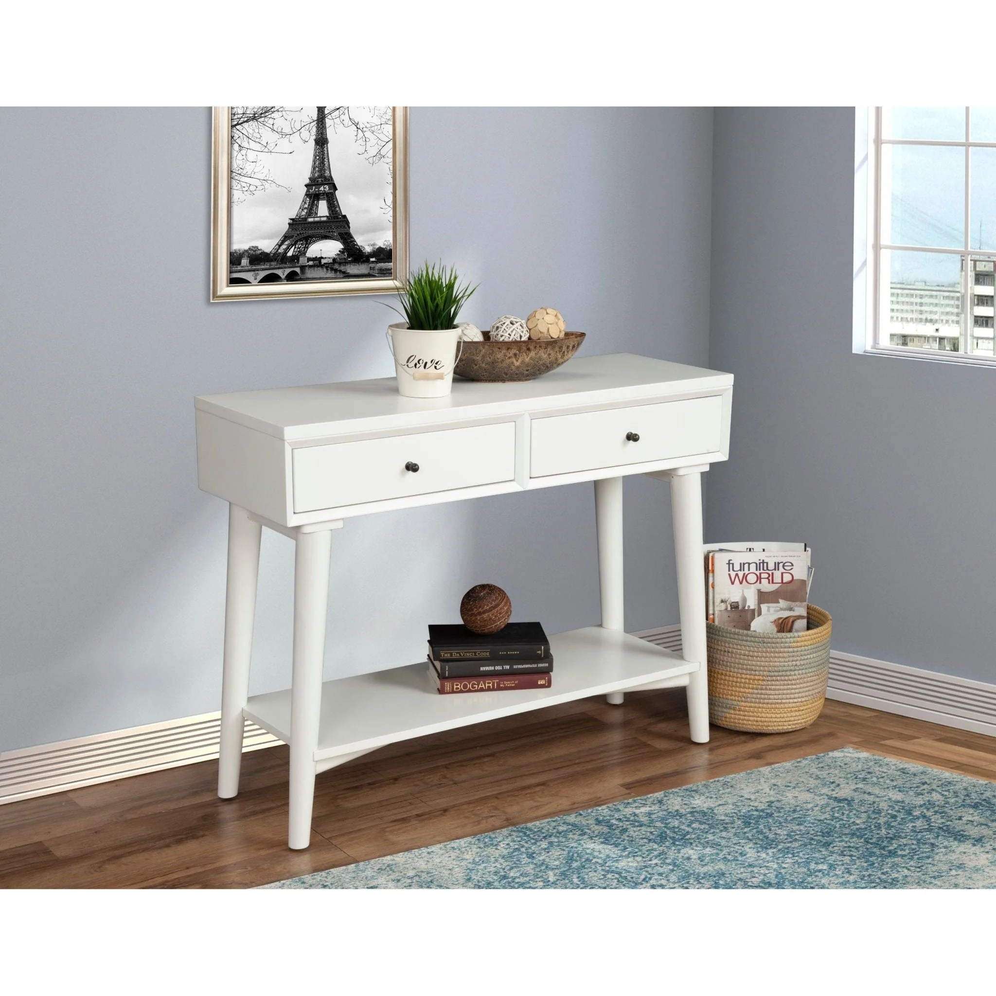 Flynn Console Table, White - Image 2