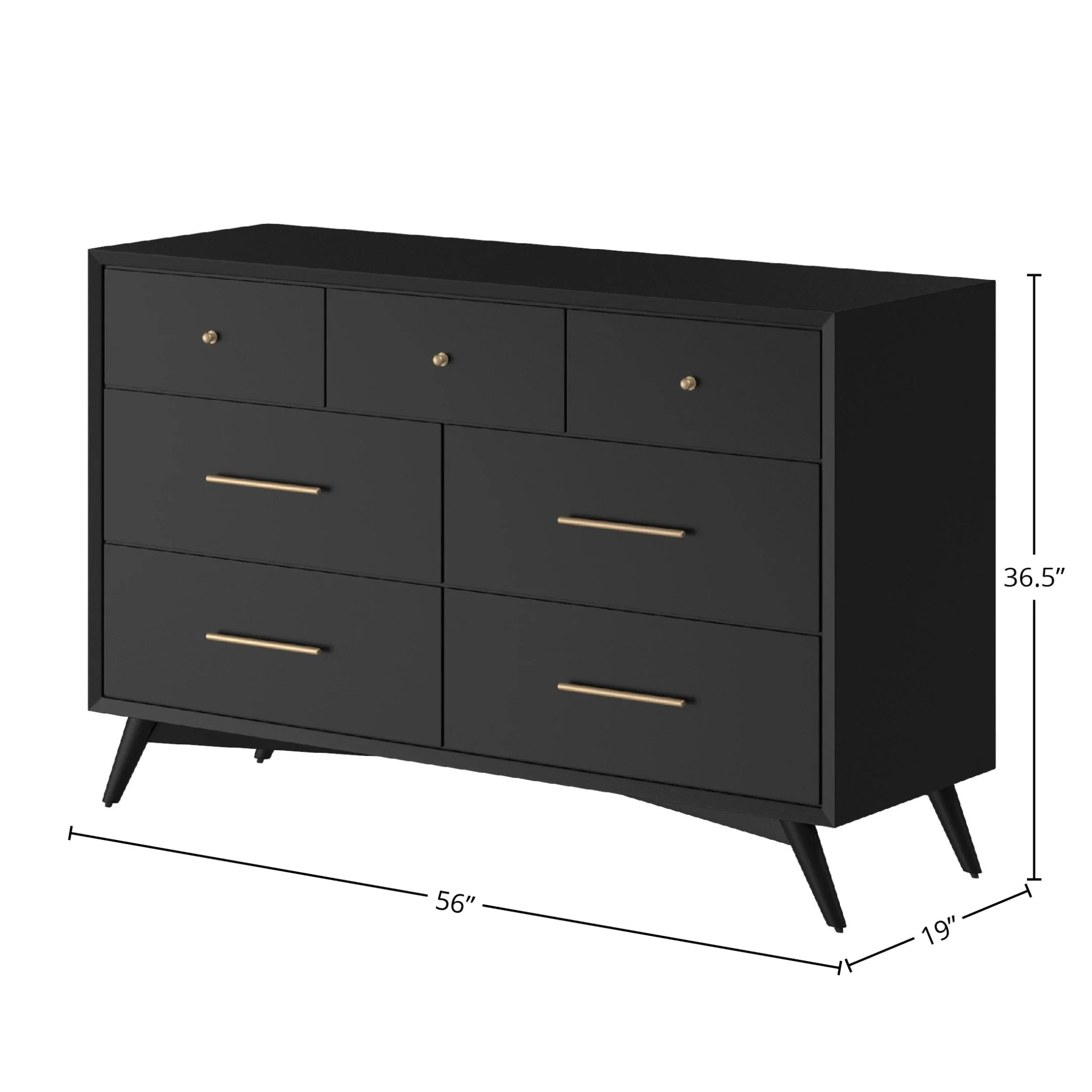 Flynn Dresser, Black - Image 13