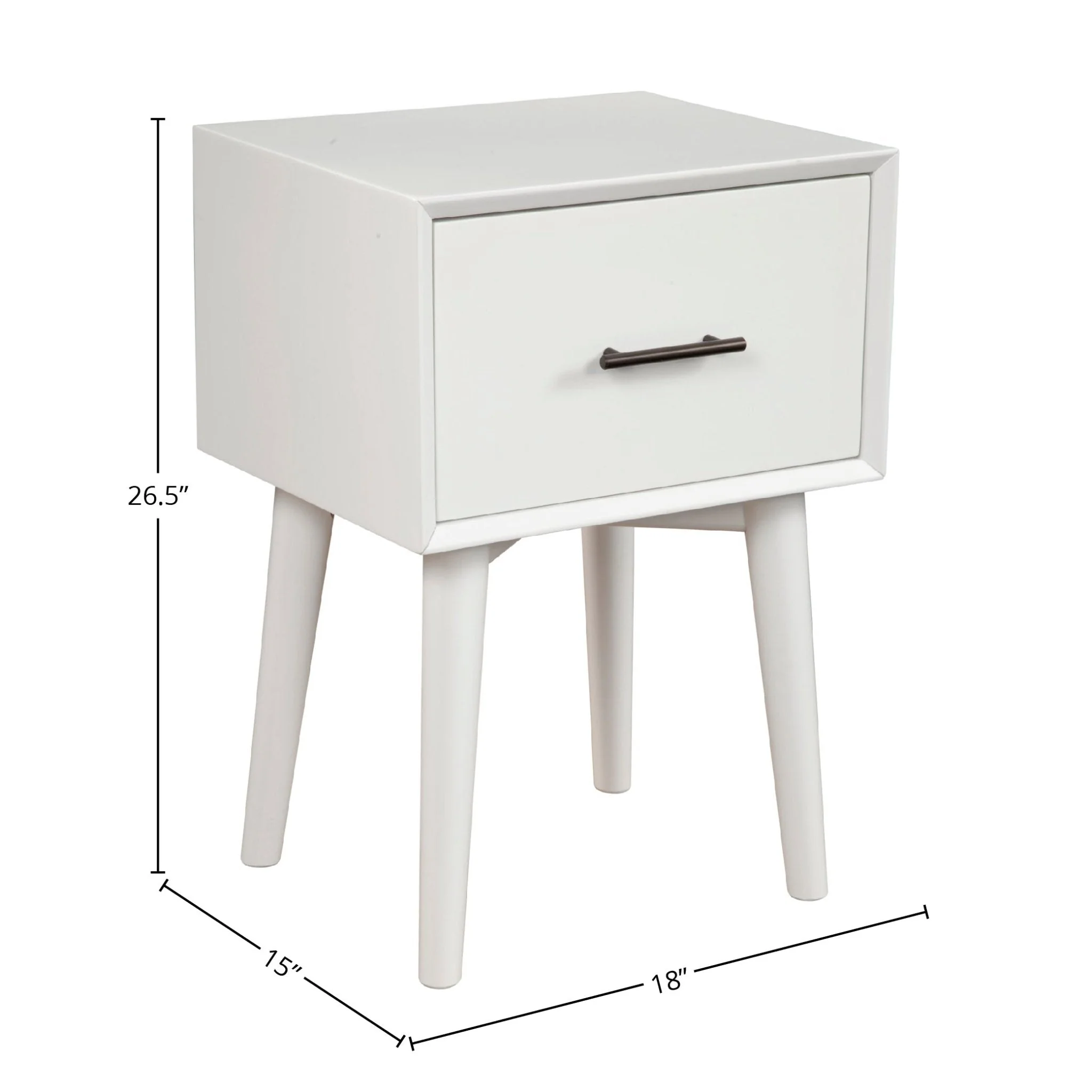 Flynn End Table, White - Image 7