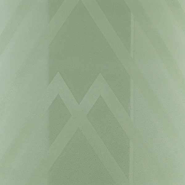 Flynn Green Chevron Glass Decorative Accent - Image 4