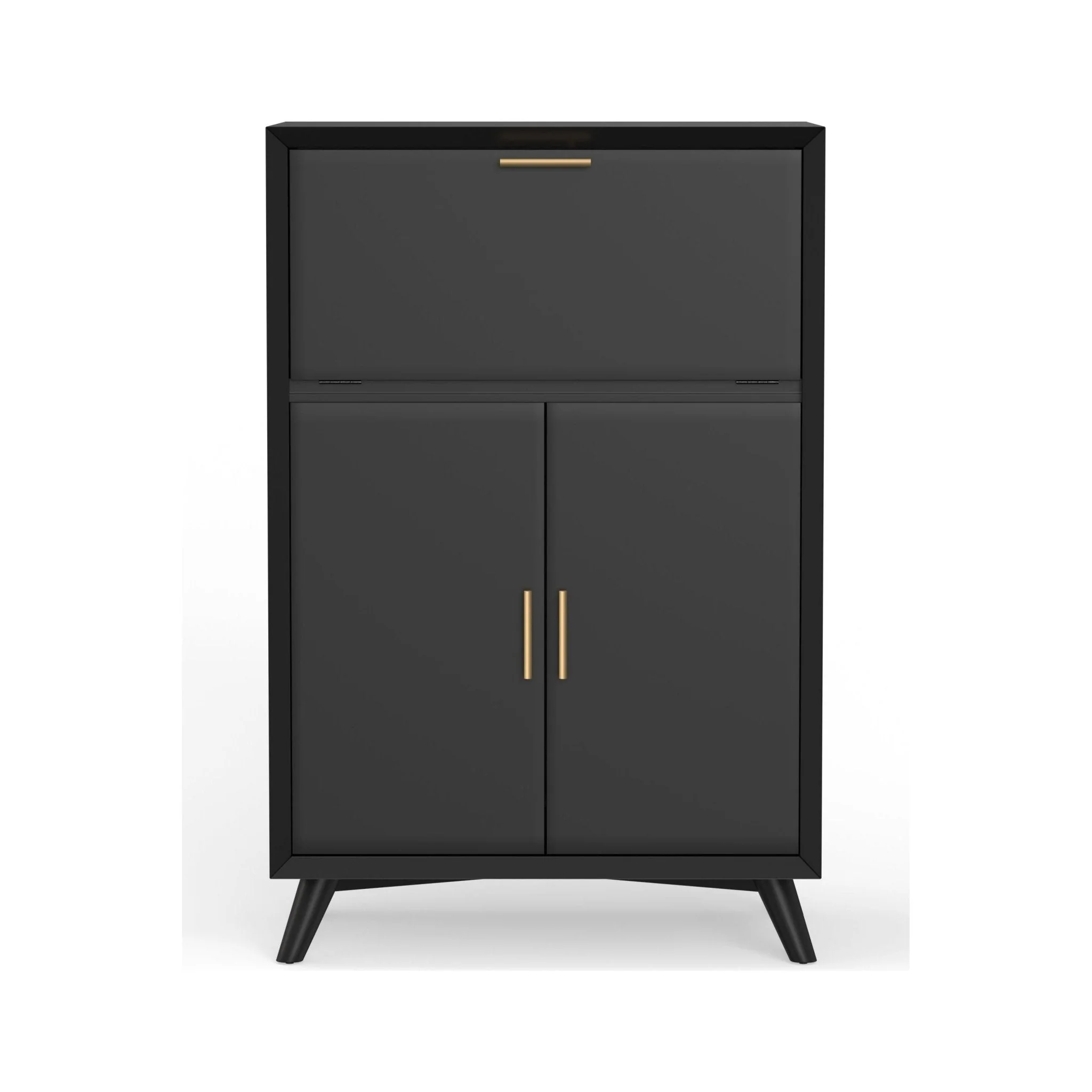 Flynn Large Bar Cabinet, Black - Image 2