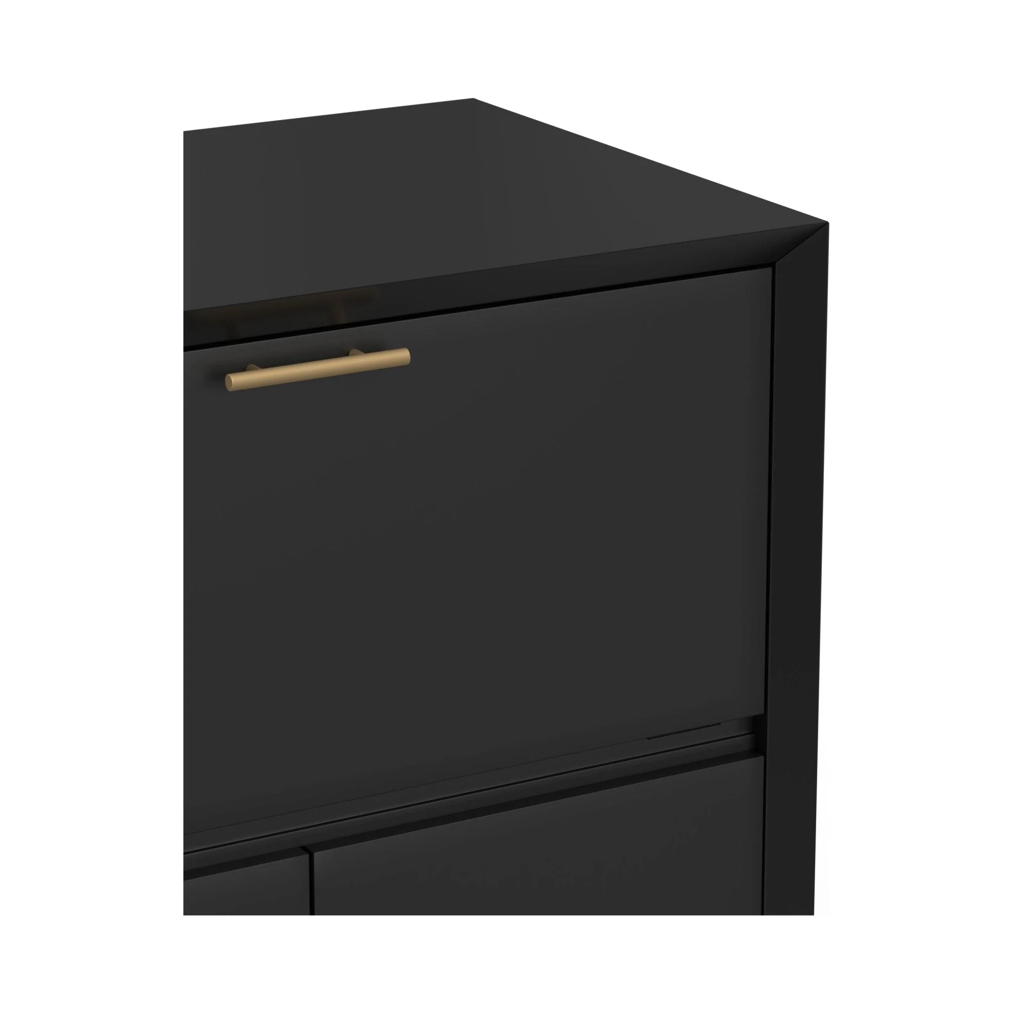 Flynn Large Bar Cabinet, Black - Image 4