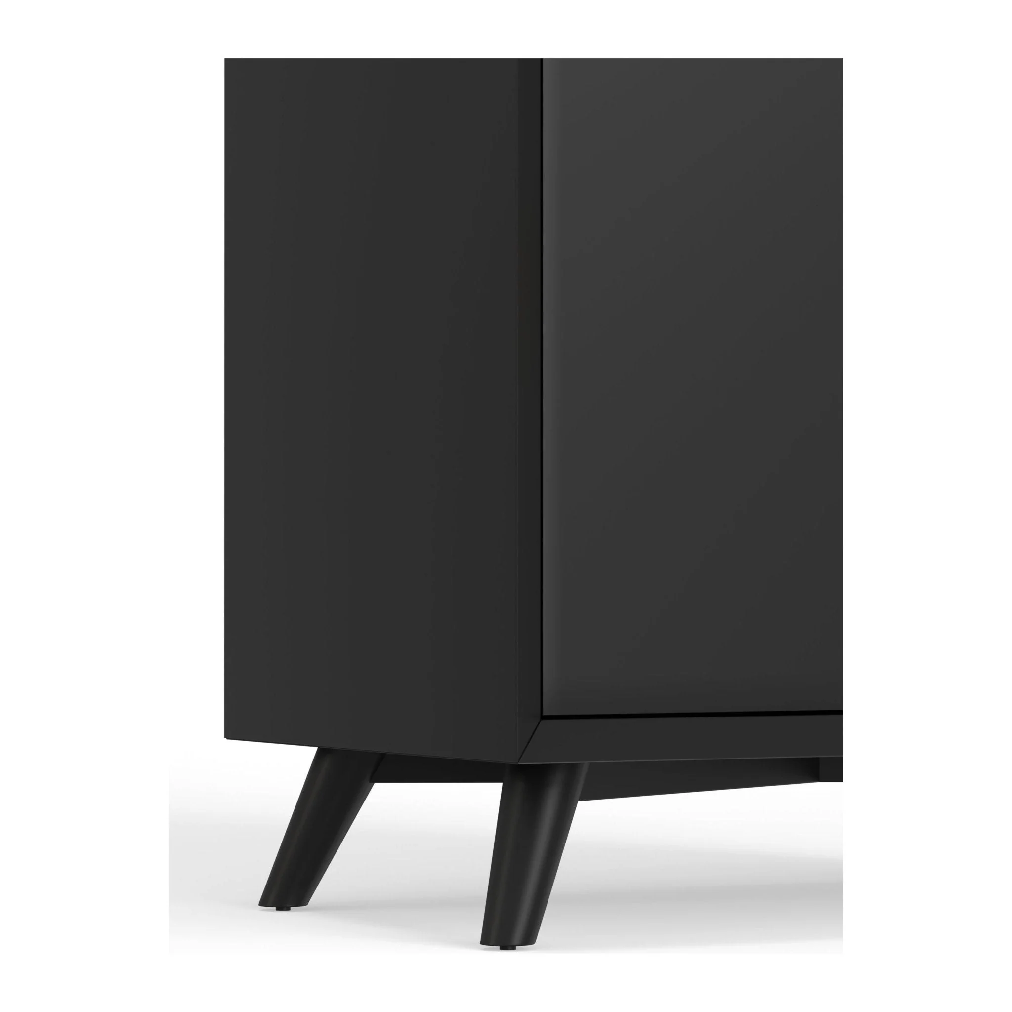 Flynn Large Bar Cabinet, Black - Image 5