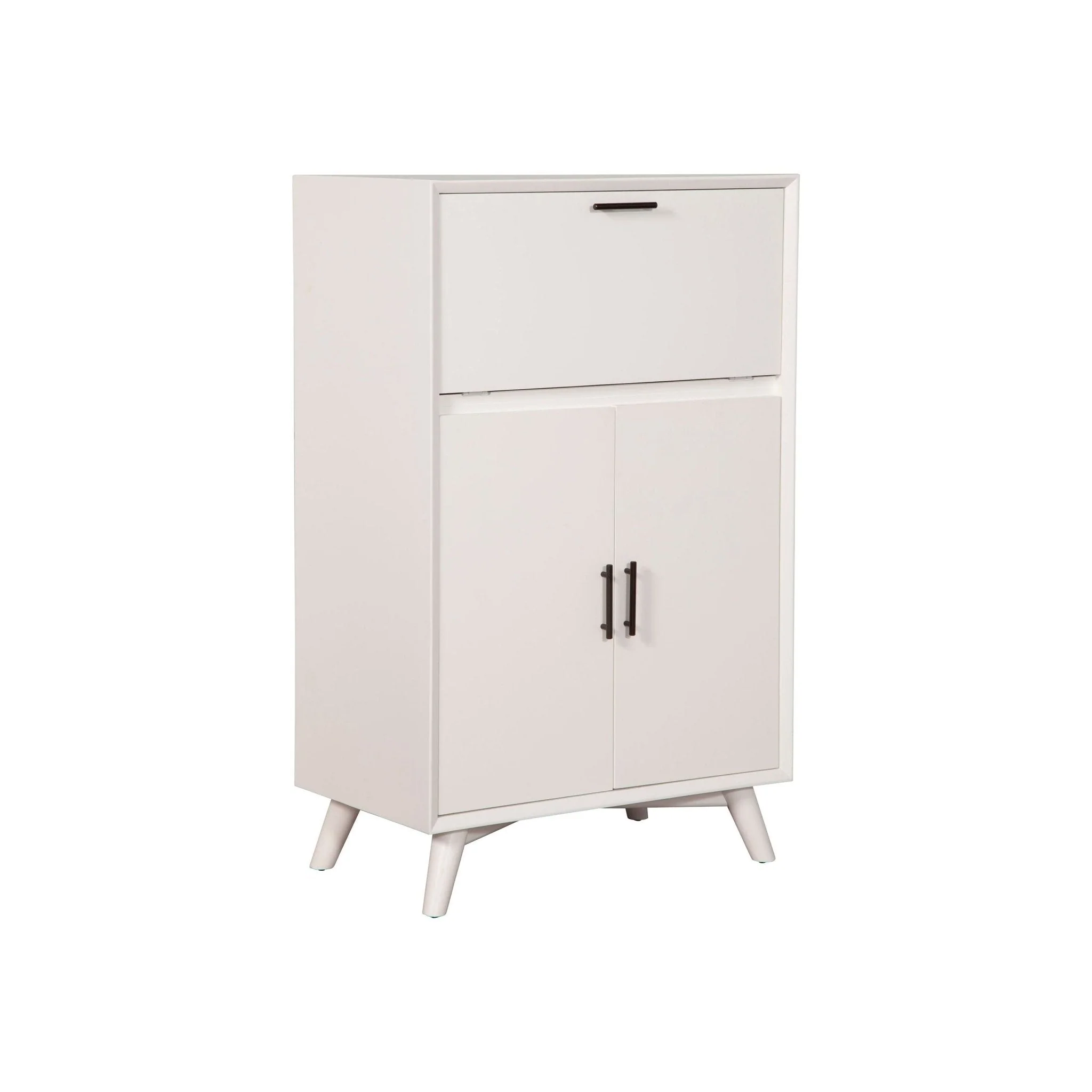 Flynn Large Bar Cabinet, White - Image 2