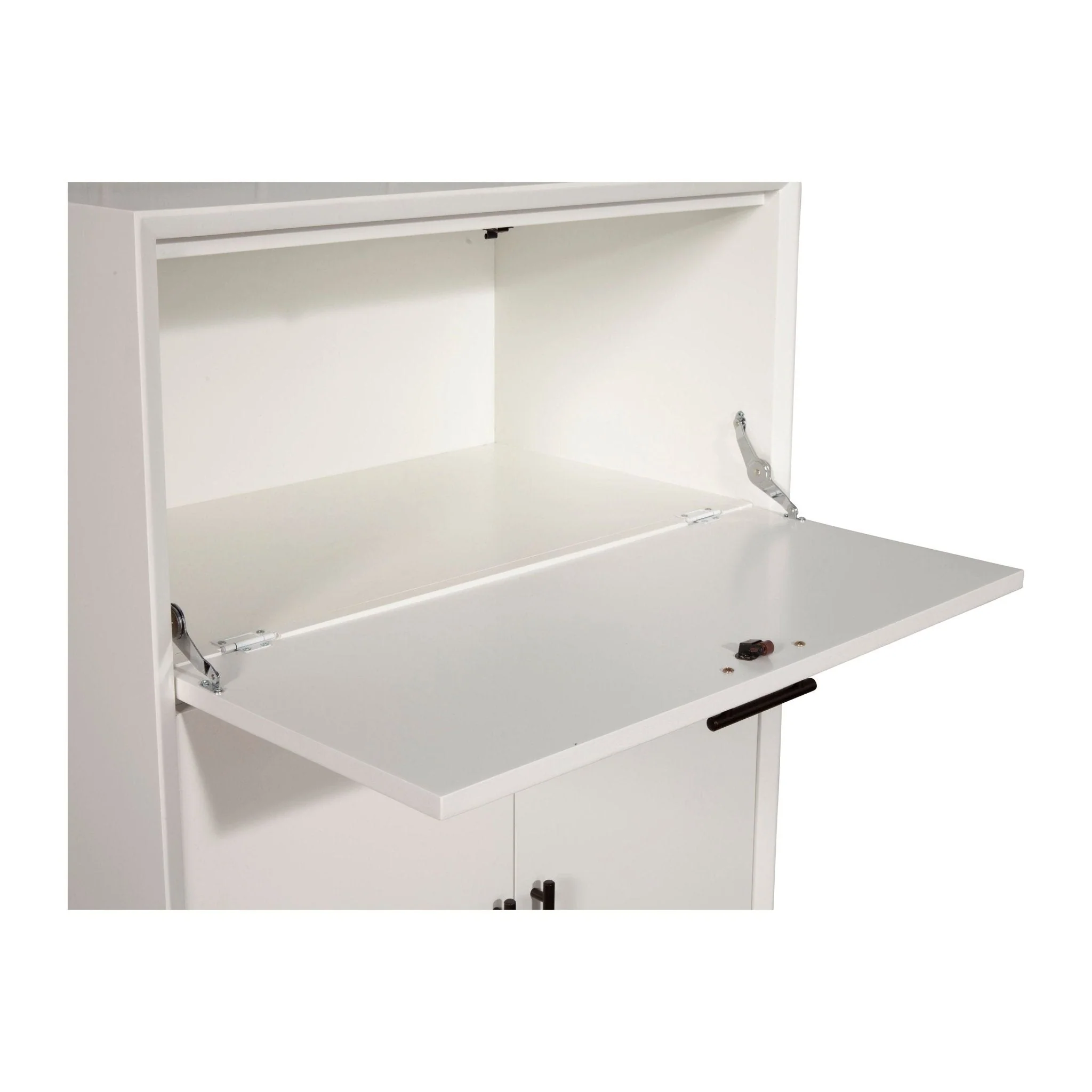 Flynn Large Bar Cabinet, White - Image 8
