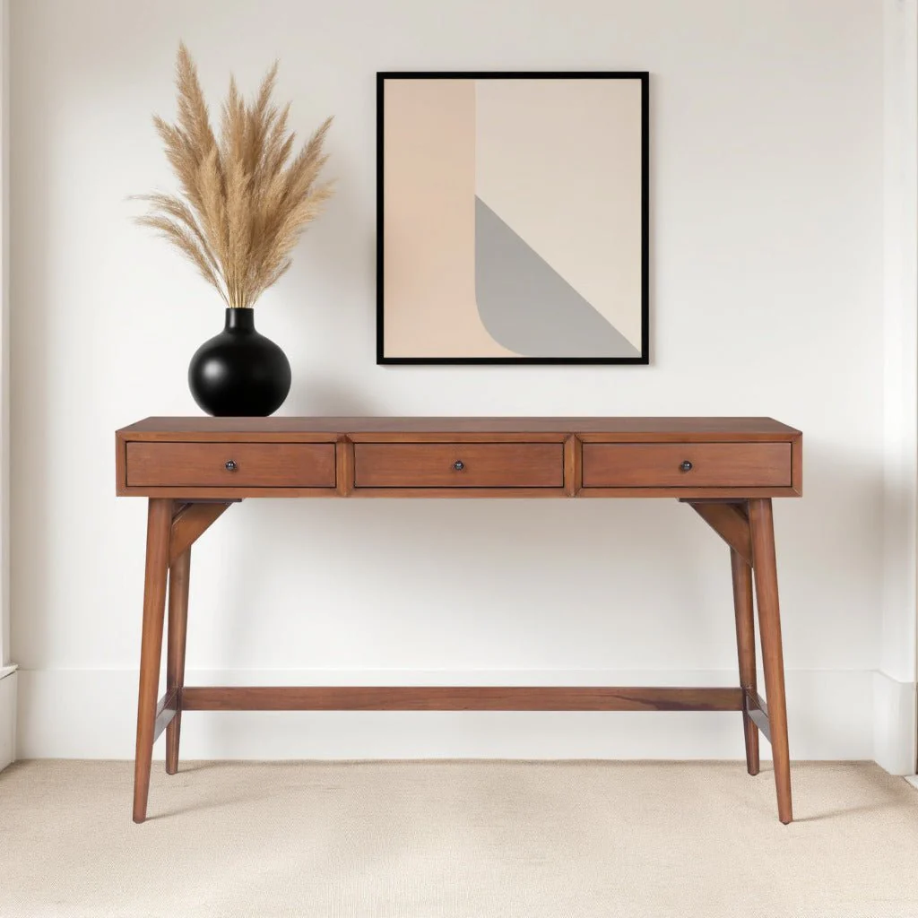 Flynn Large Desk, Chestnut