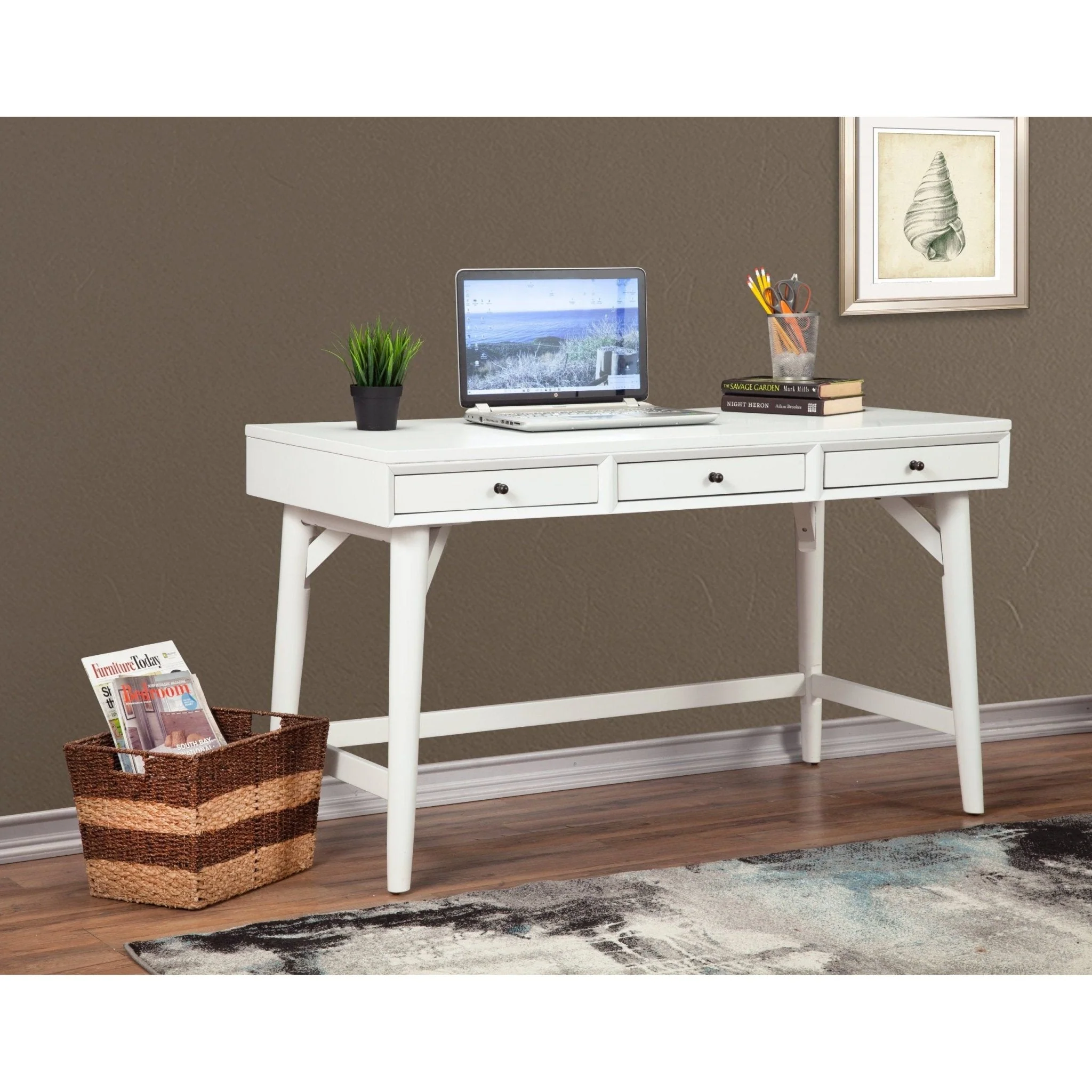 Flynn Large Desk, White - Image 4