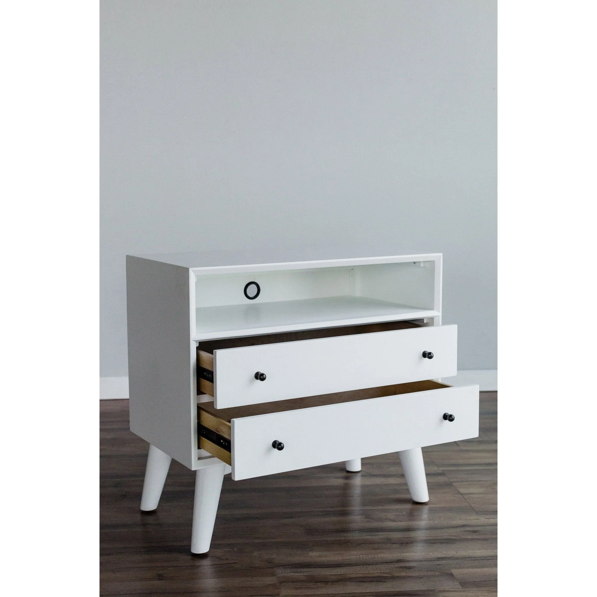 Flynn Large Nightstand, White - Image 6