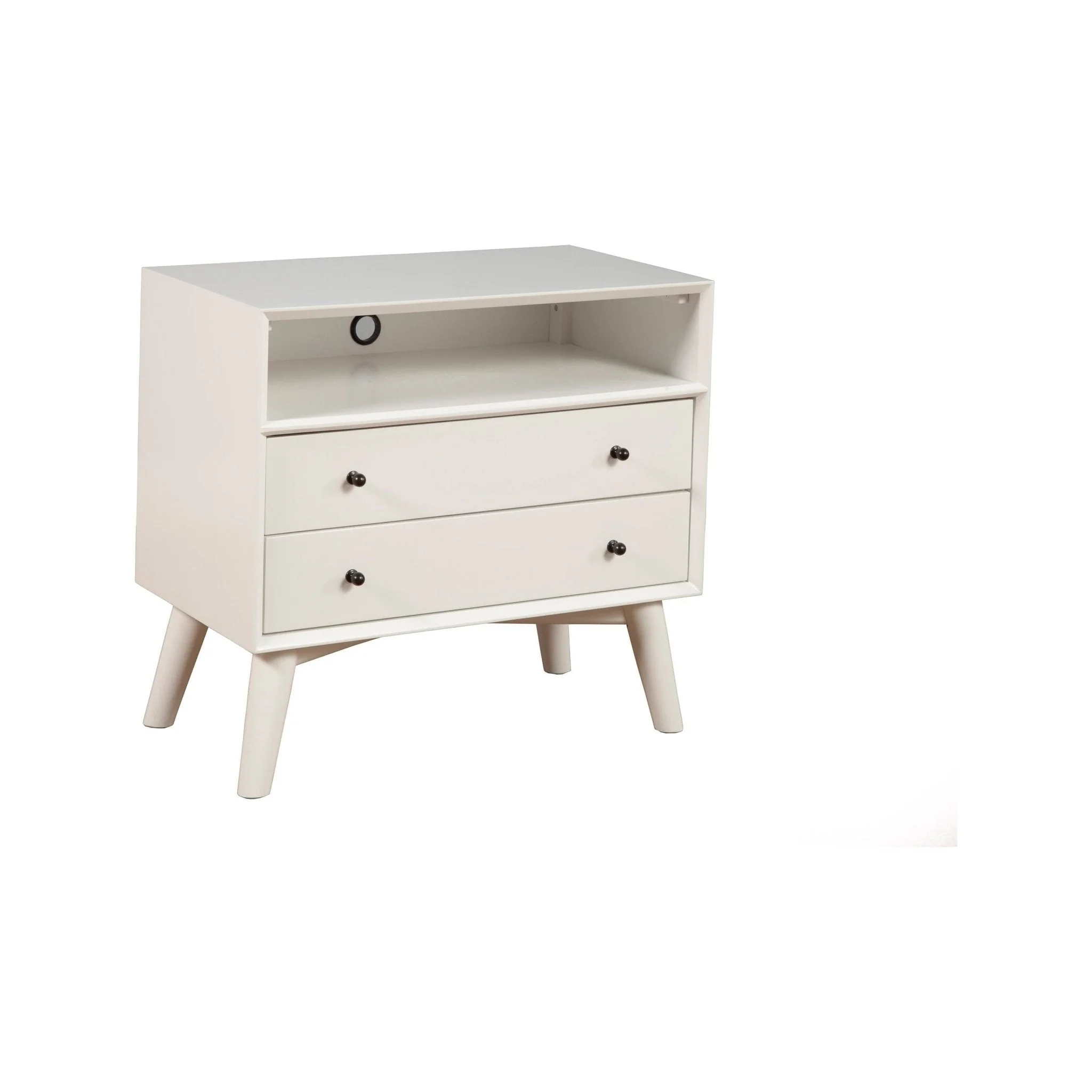 Flynn Large Nightstand, White - Image 7