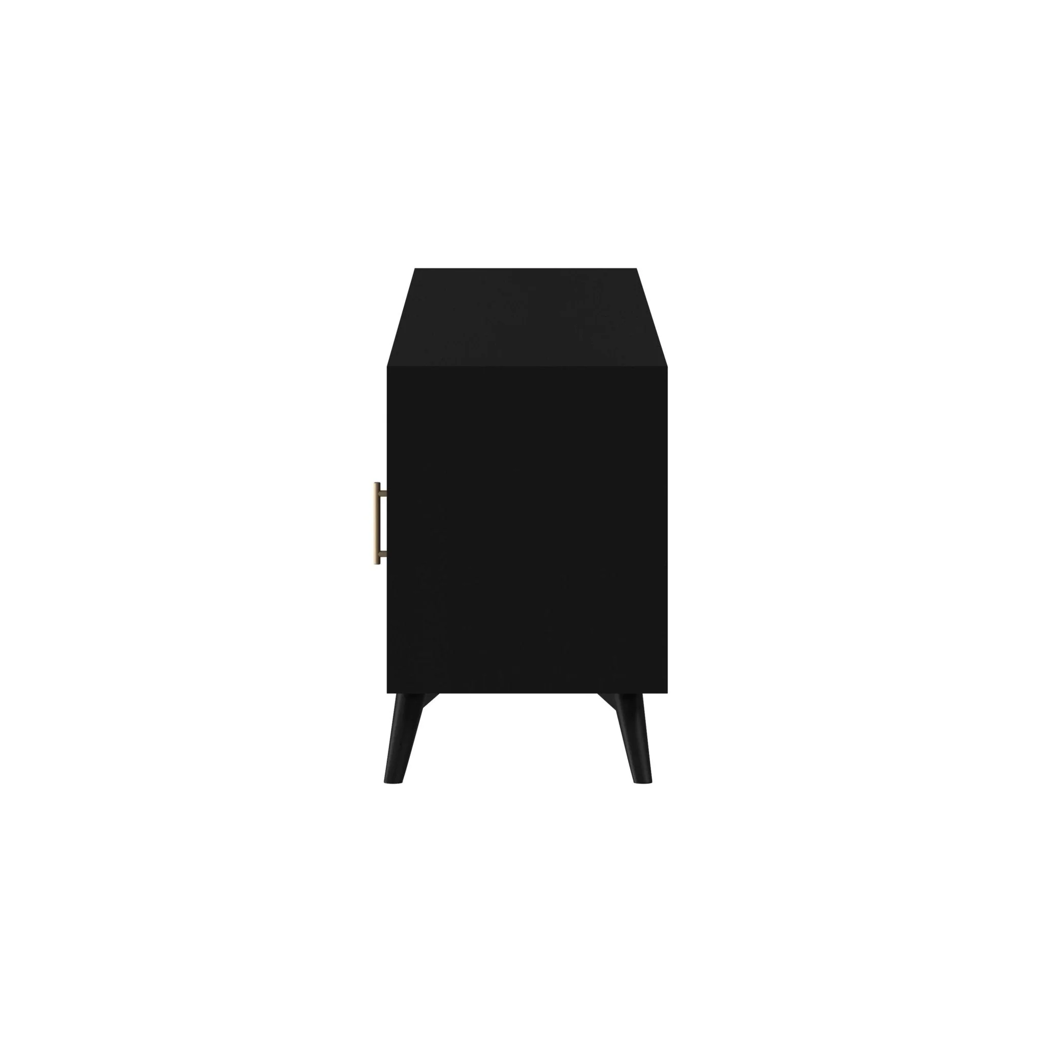 Flynn Large TV Console, Black - Image 5