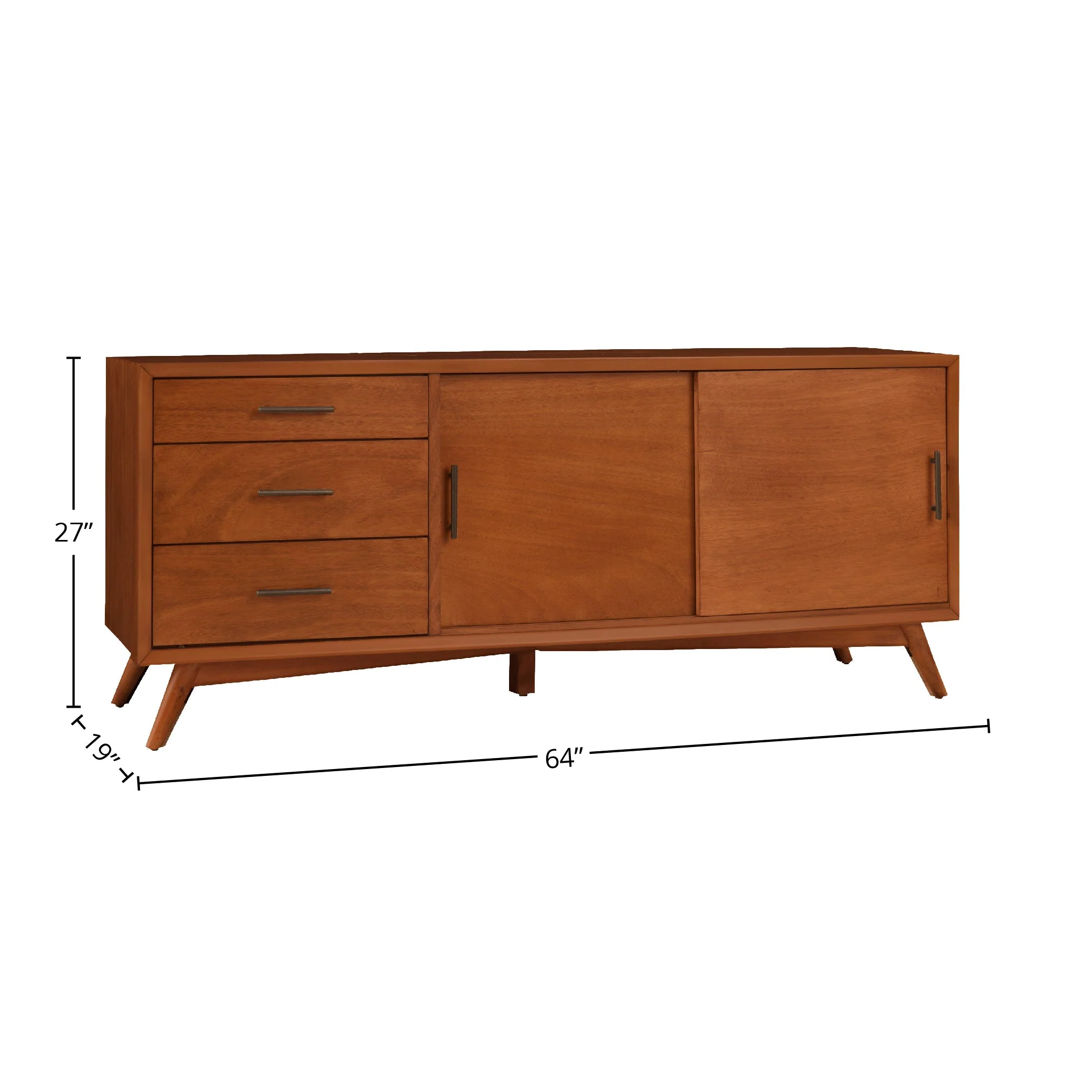 Flynn Large TV Console, Chestnut - Image 11