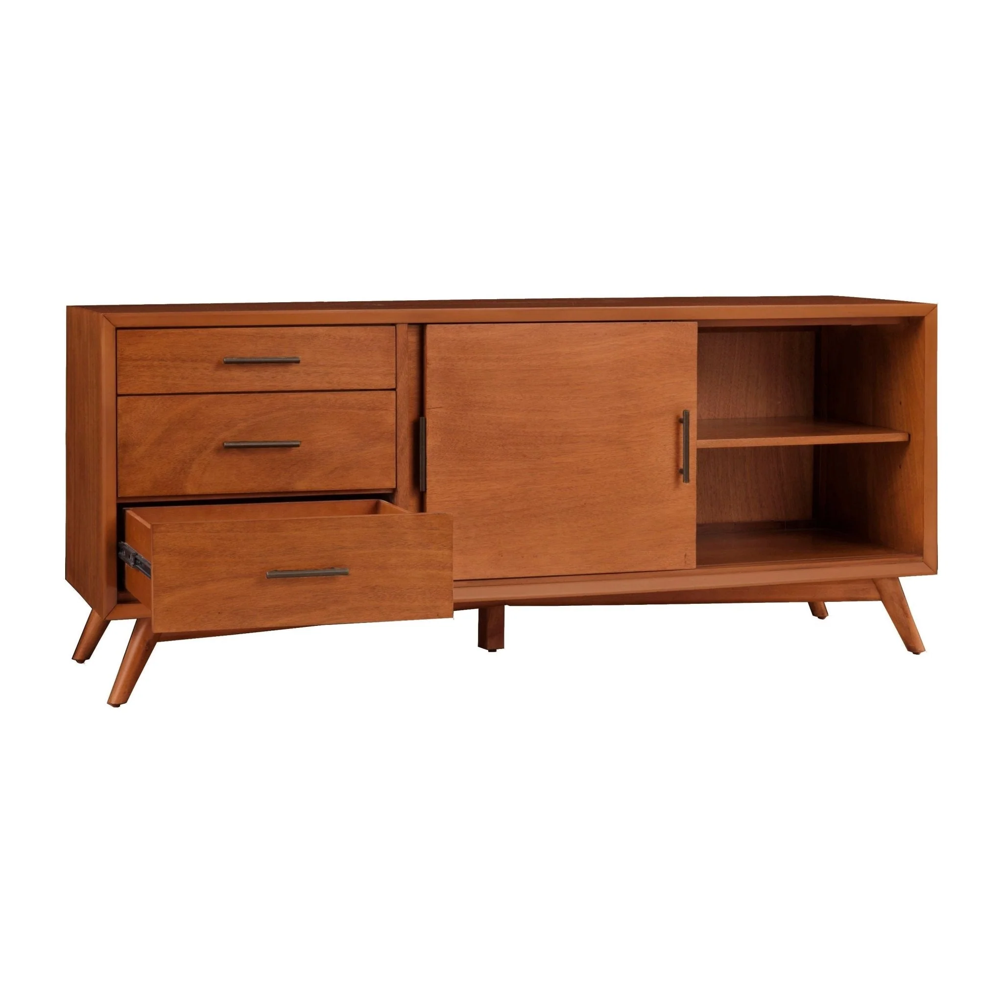 Flynn Large TV Console, Chestnut - Image 7