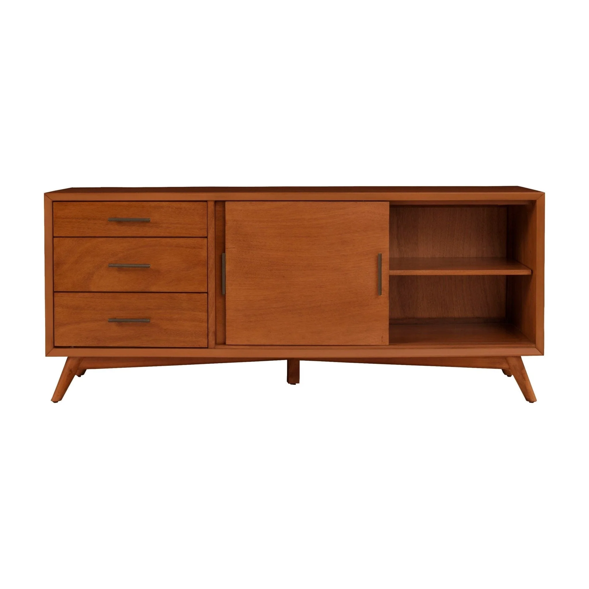 Flynn Large TV Console, Chestnut - Image 9
