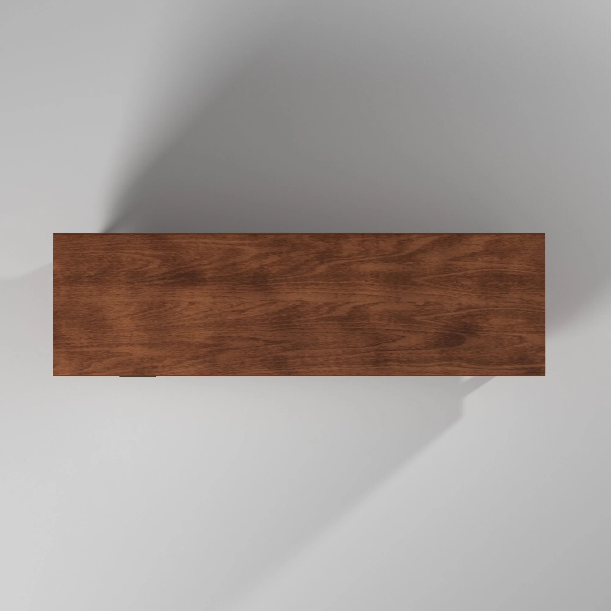 Flynn Large TV Console, Chestnut/White - Image 8