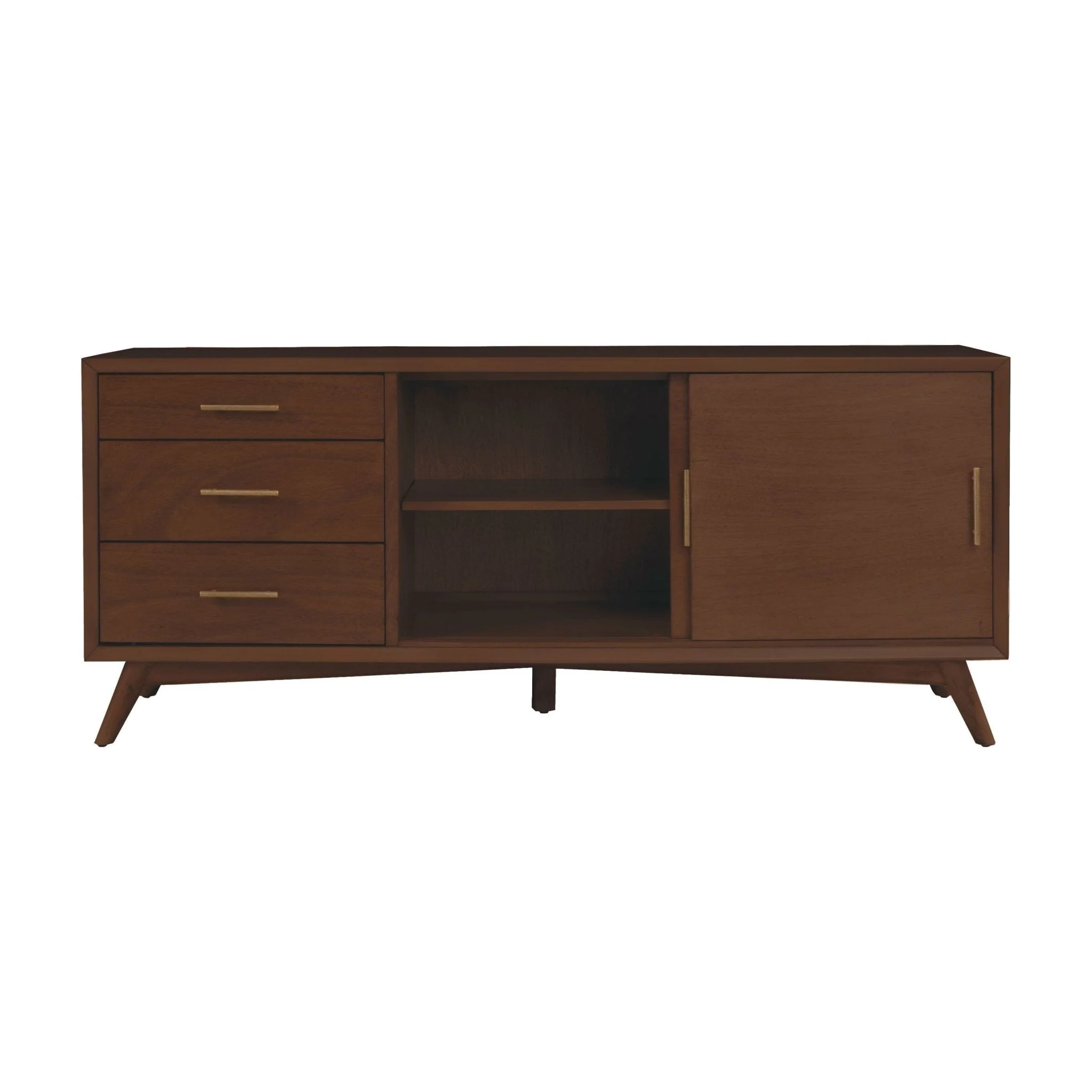 Flynn Large TV Console, Walnut - Image 10