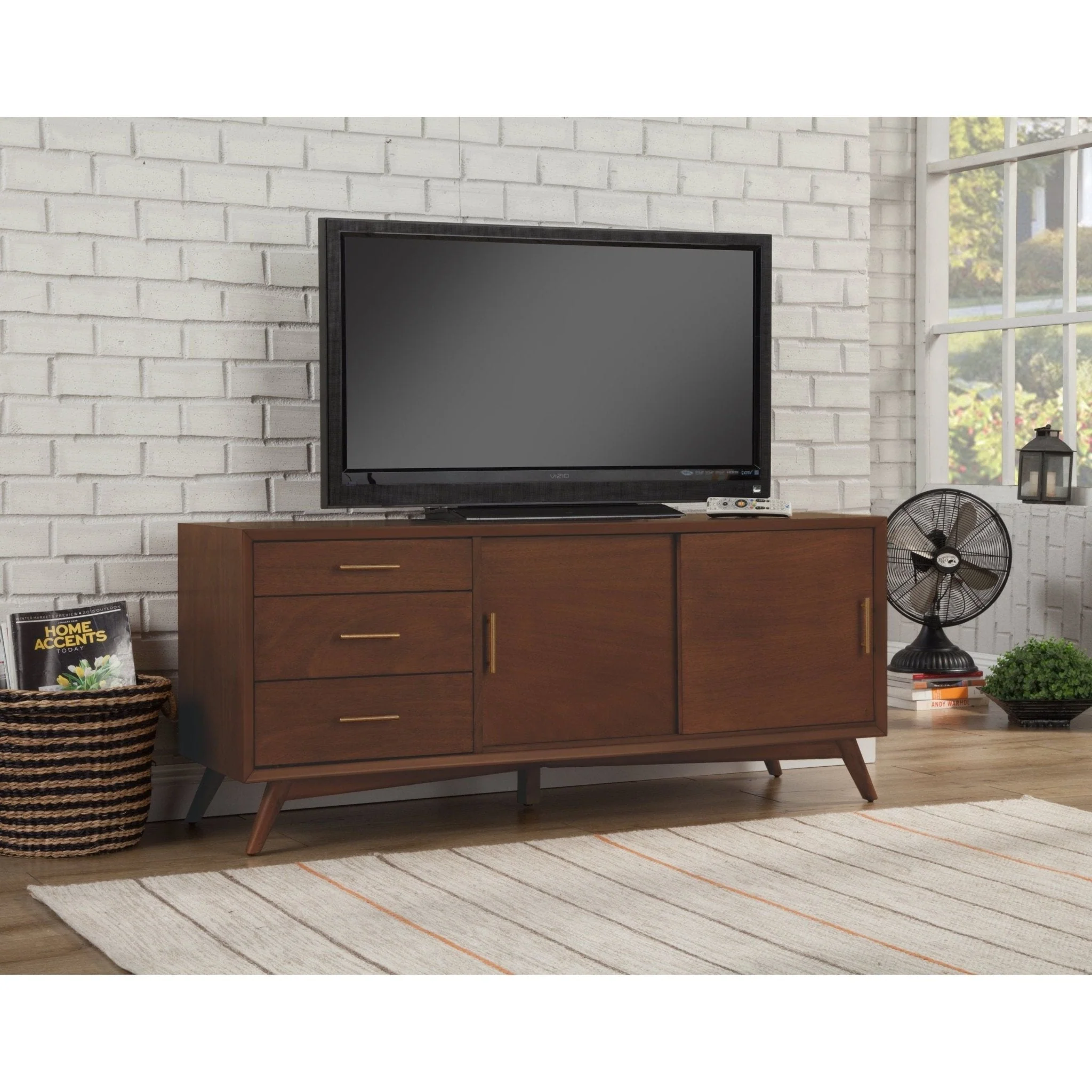 Flynn Large TV Console, Walnut - Image 2