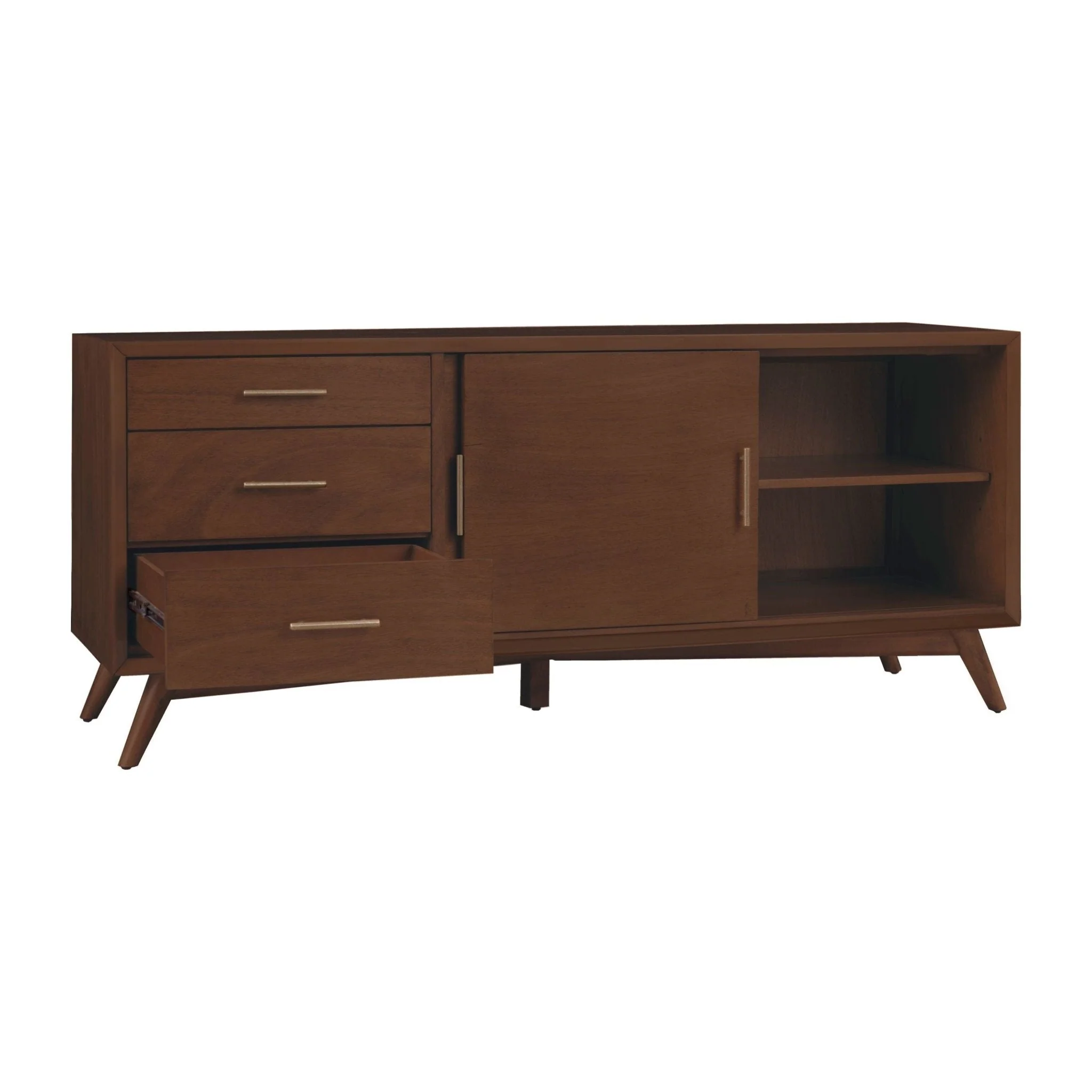 Flynn Large TV Console, Walnut - Image 6