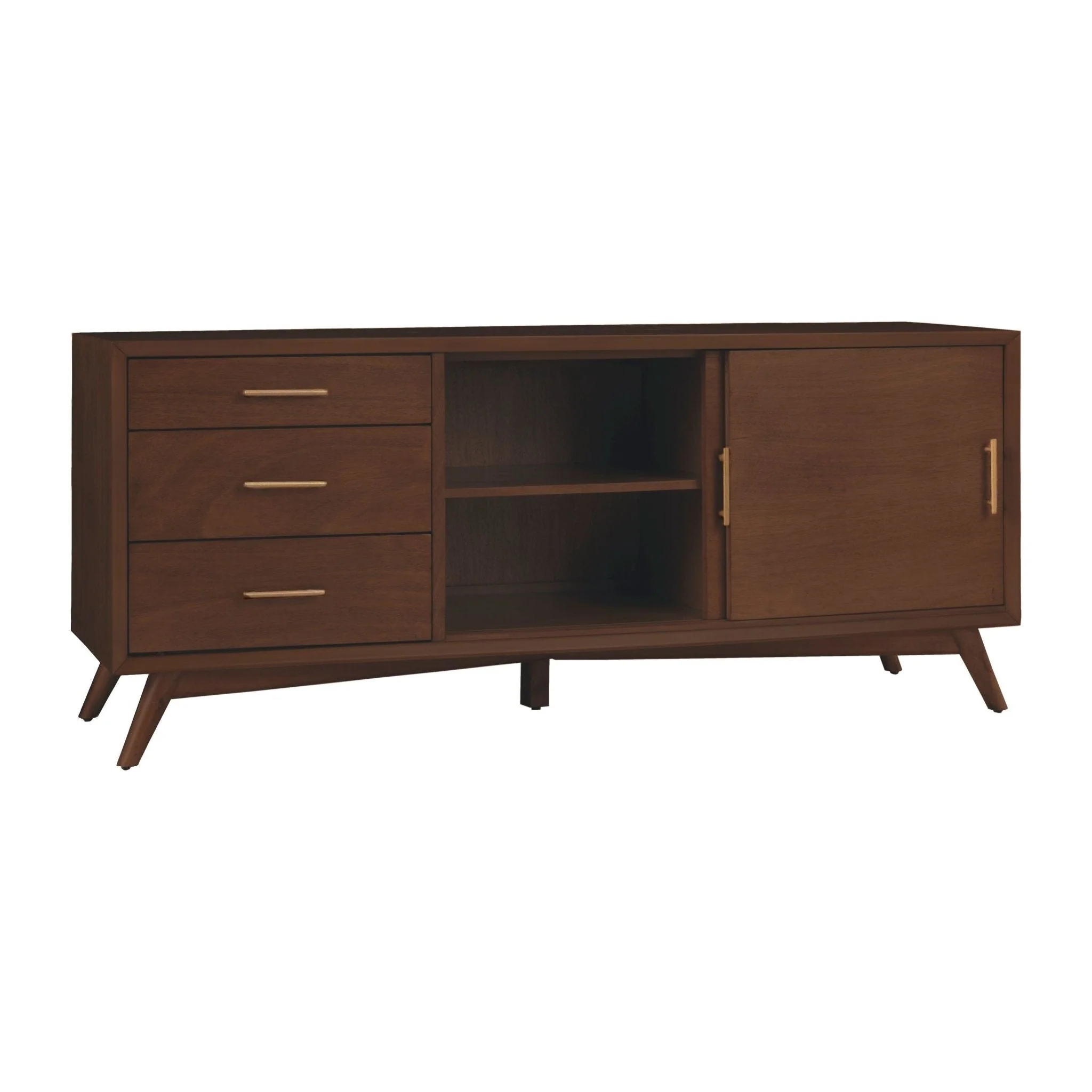 Flynn Large TV Console, Walnut - Image 9