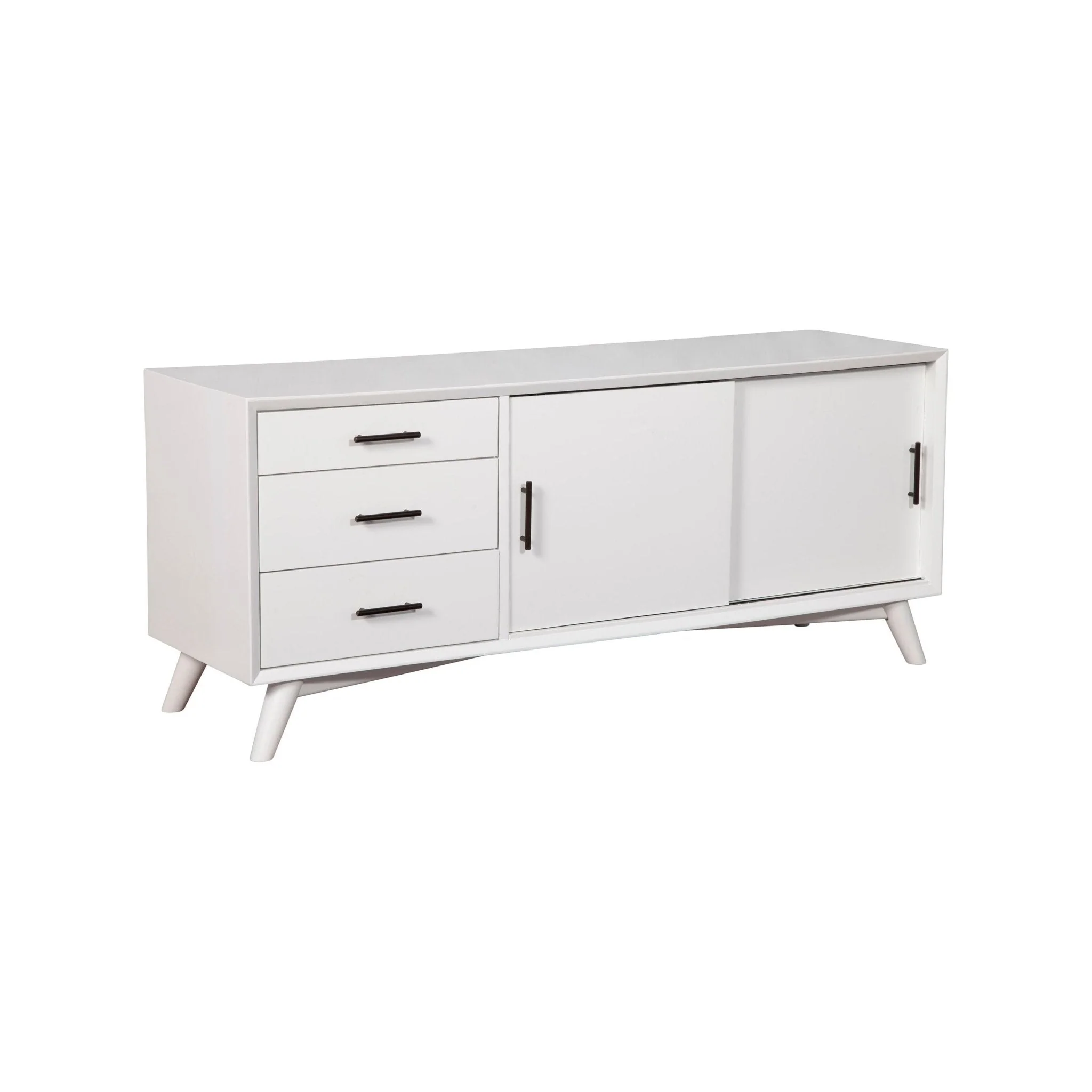 Flynn Large TV Console, White - Image 5