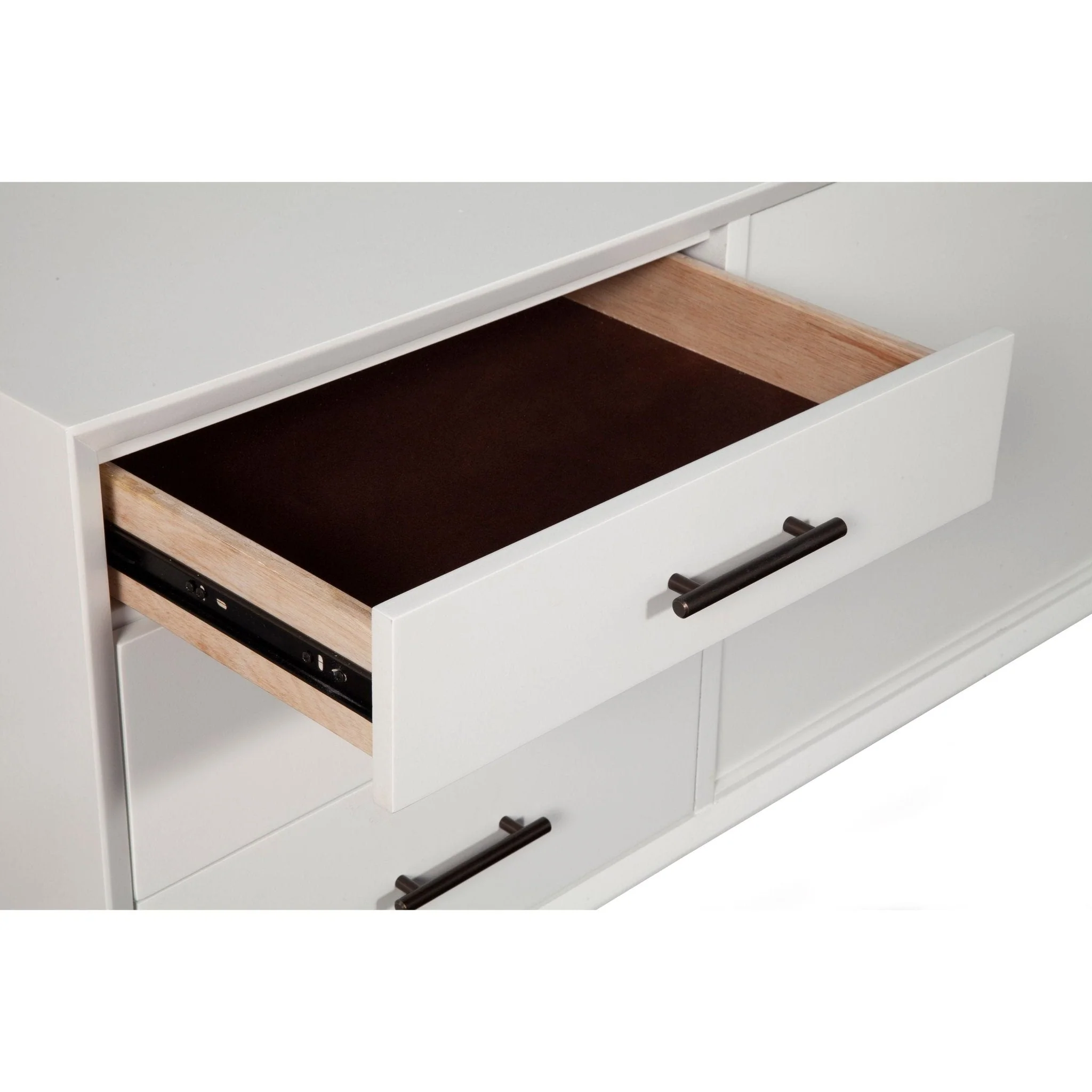 Flynn Large TV Console, White - Image 9