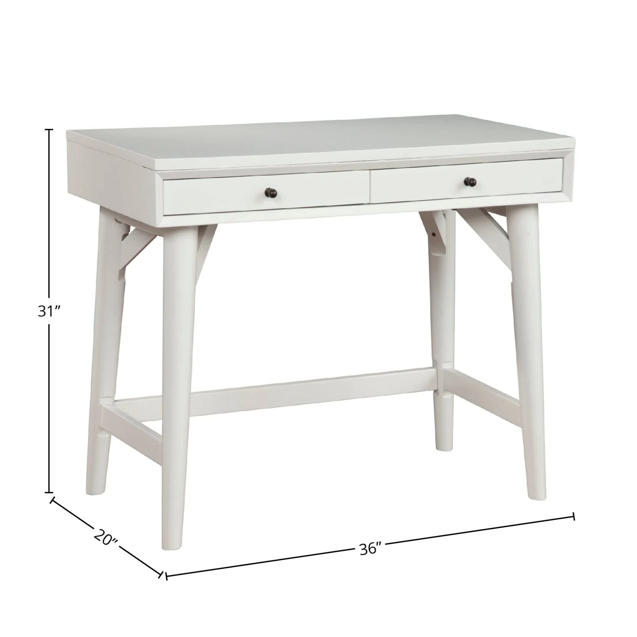 Flynn Mini Desk, White - Image 10