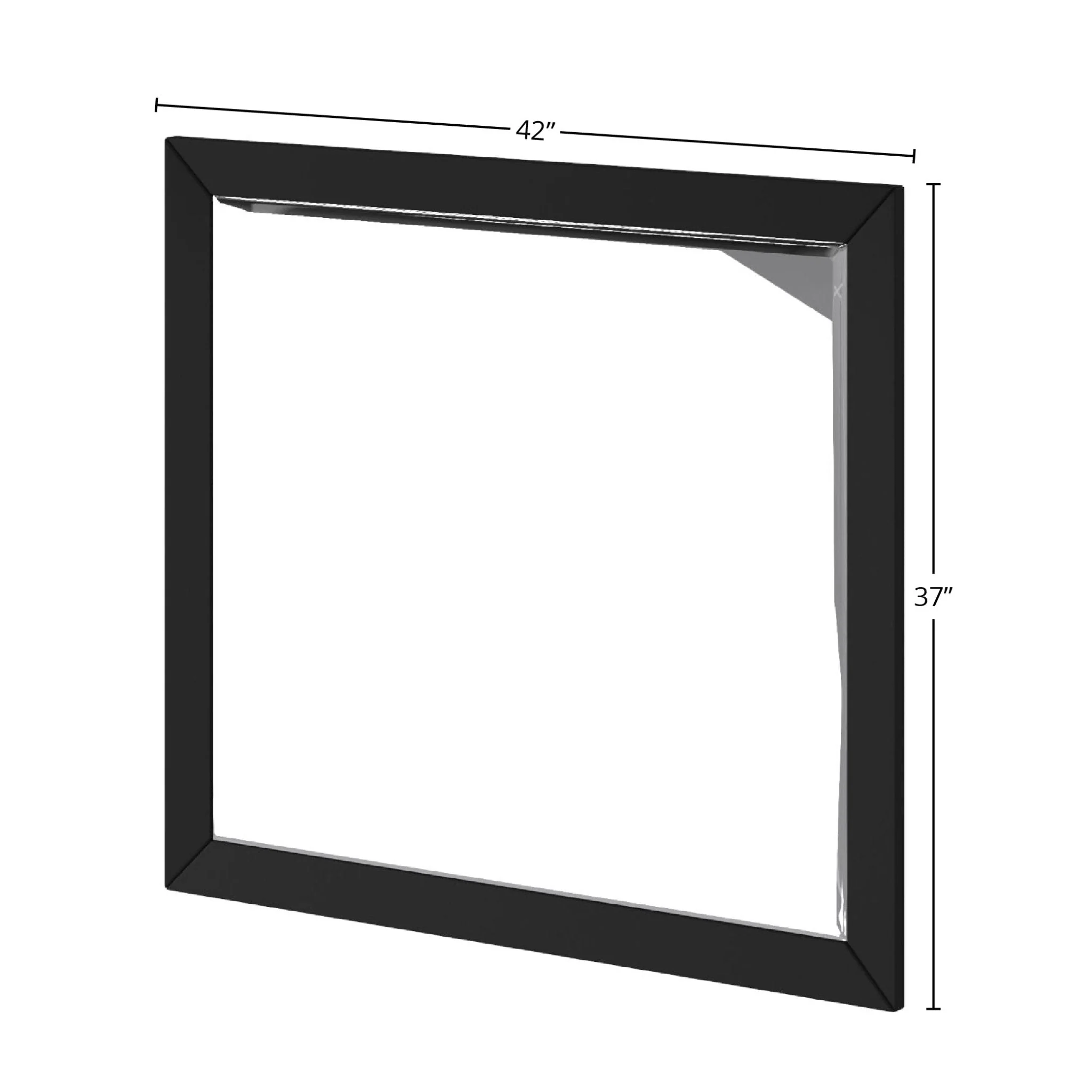 Flynn Mirror, Black - Image 4