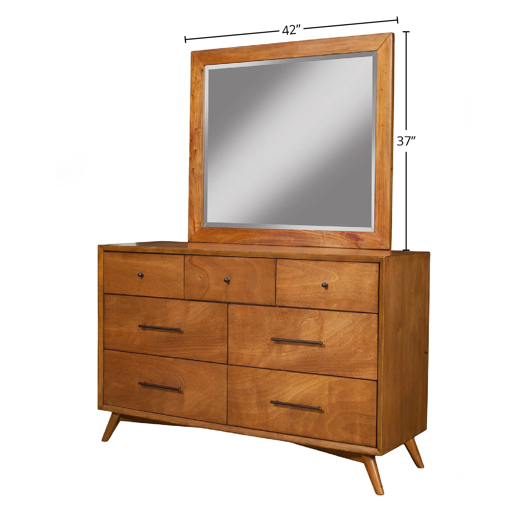 Flynn Mirror, Chestnut - Image 4