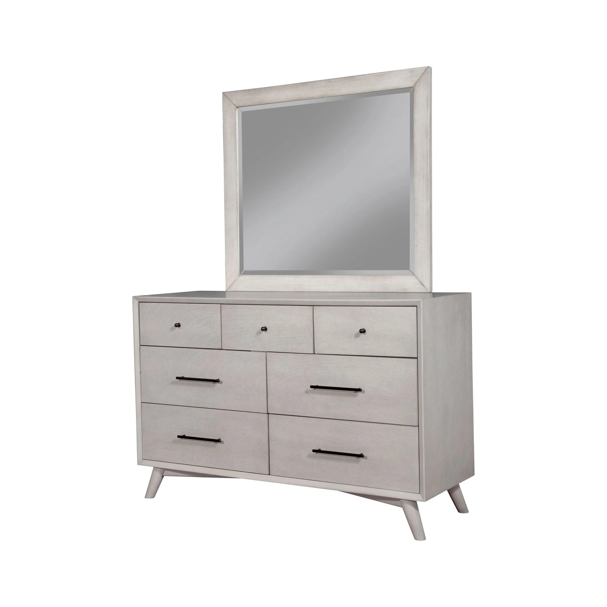 Flynn Mirror, Gray - Image 4