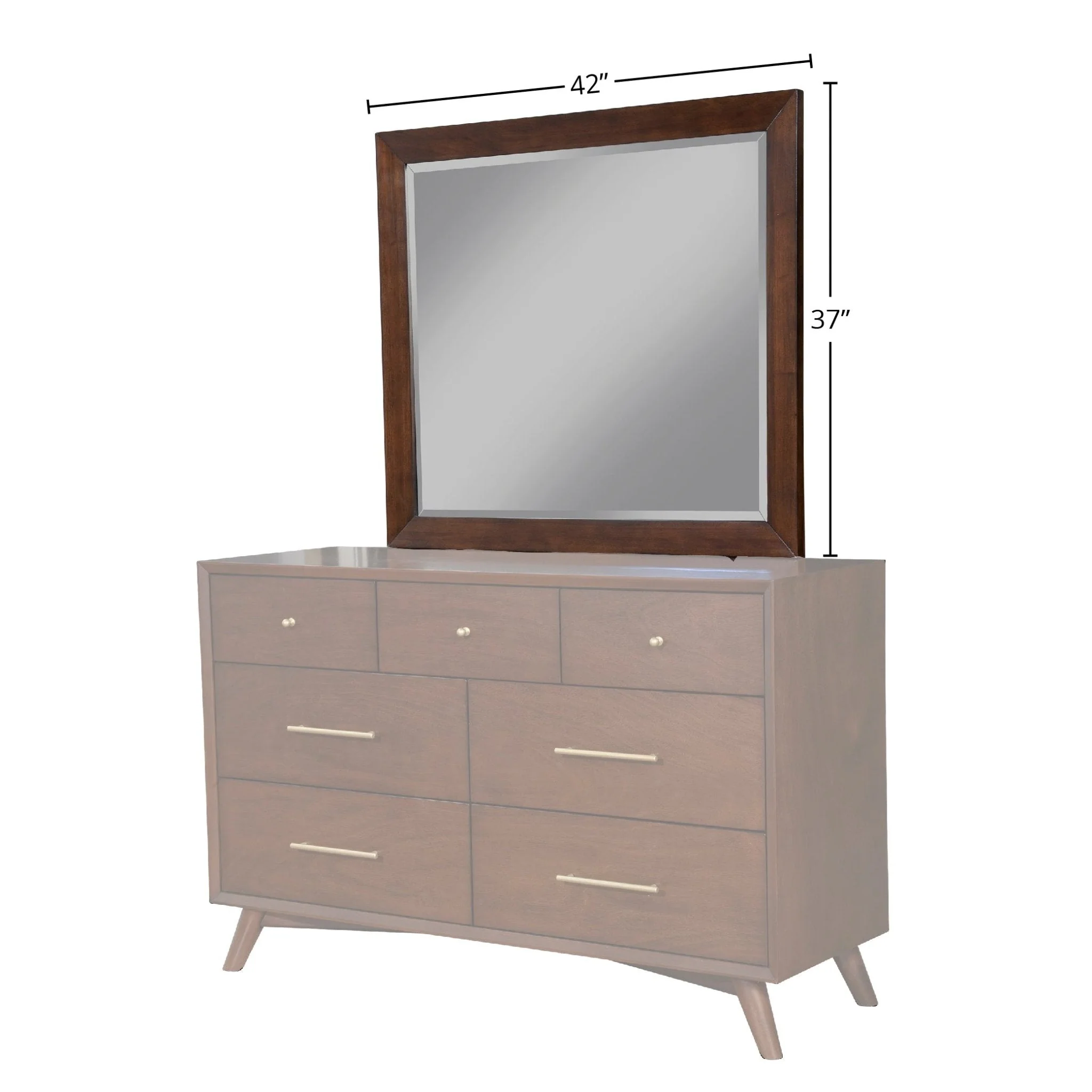 Flynn Mirror, Walnut - Image 10