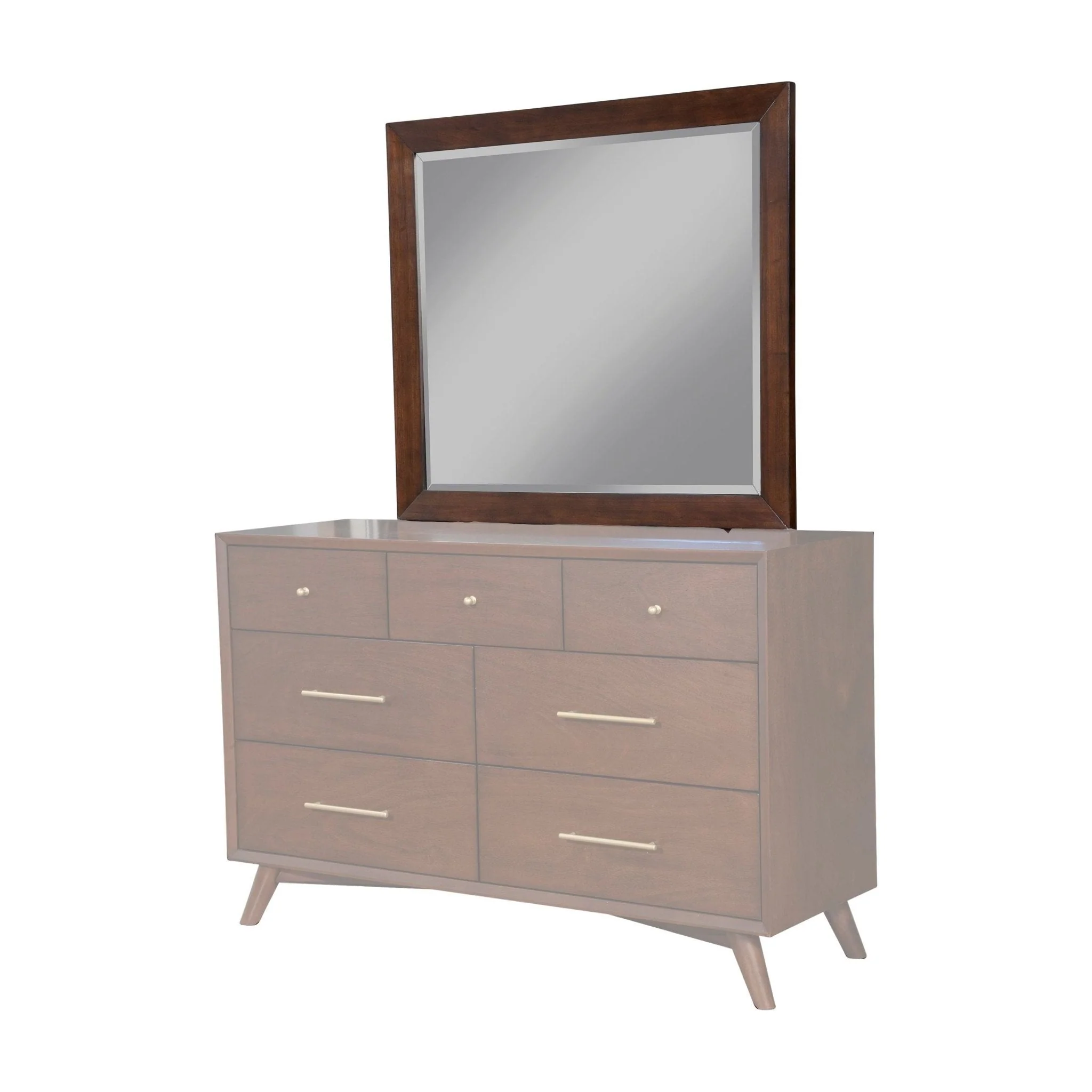Flynn Mirror, Walnut - Image 2