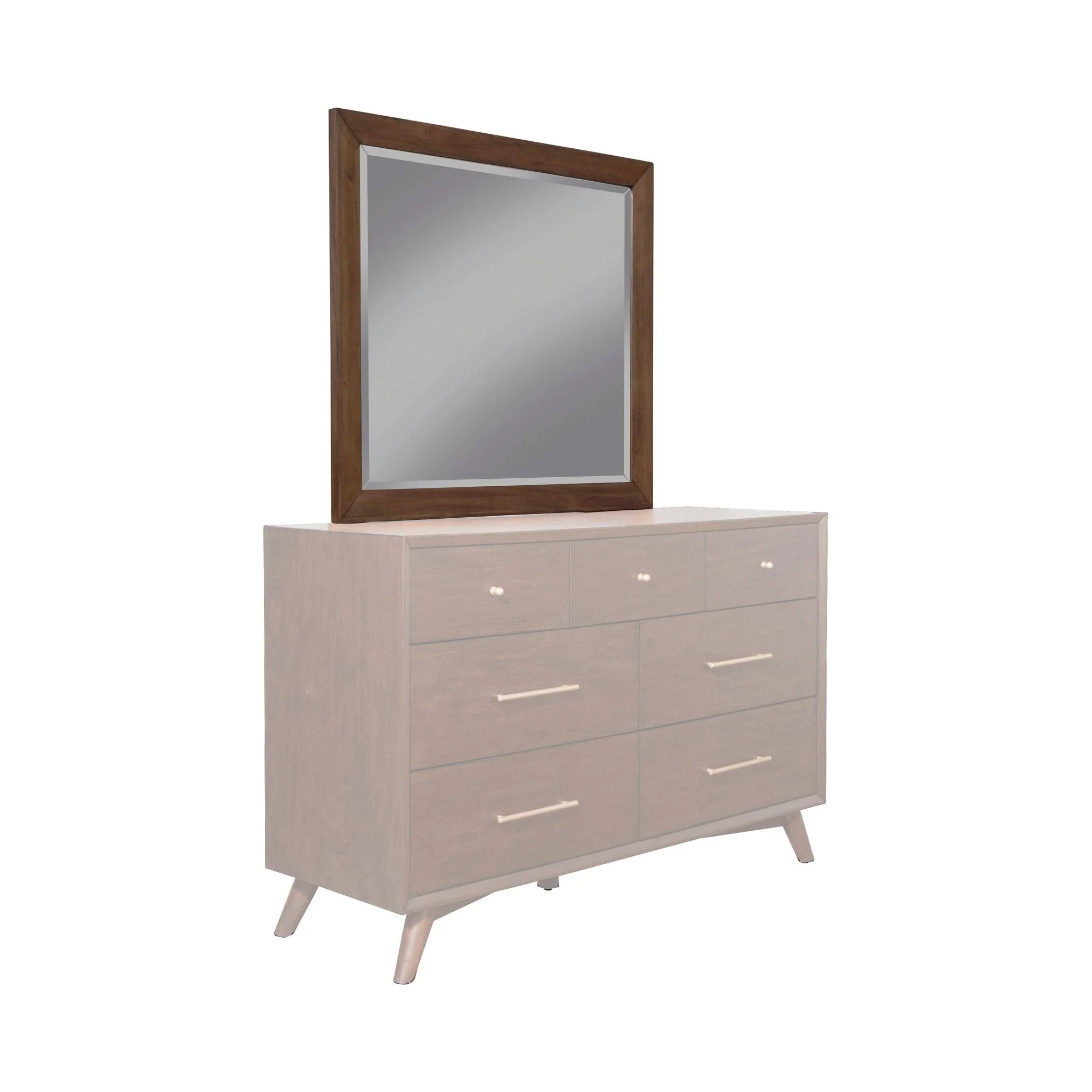 Flynn Mirror, Walnut - Image 4