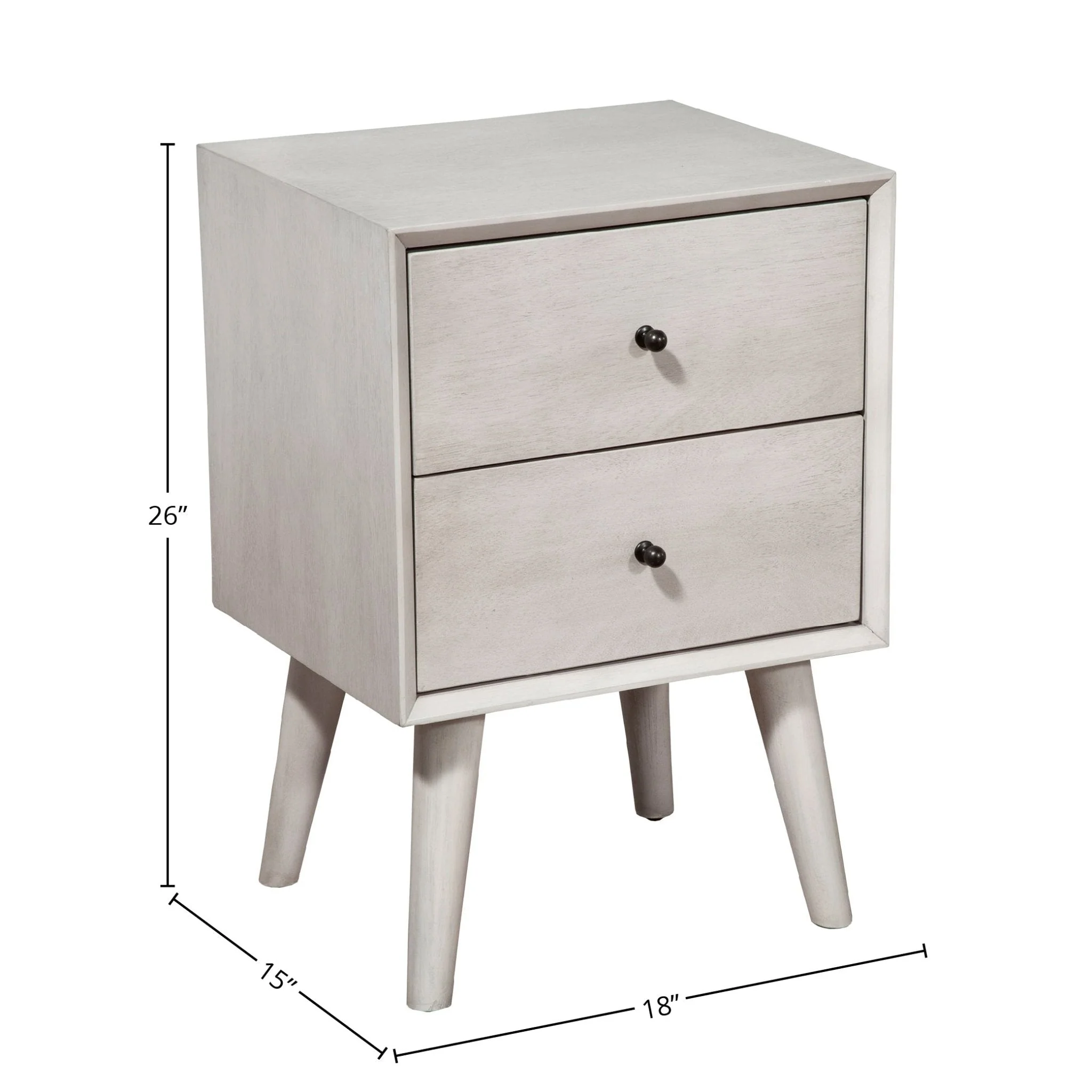 Flynn Nightstand, Gray - Image 7
