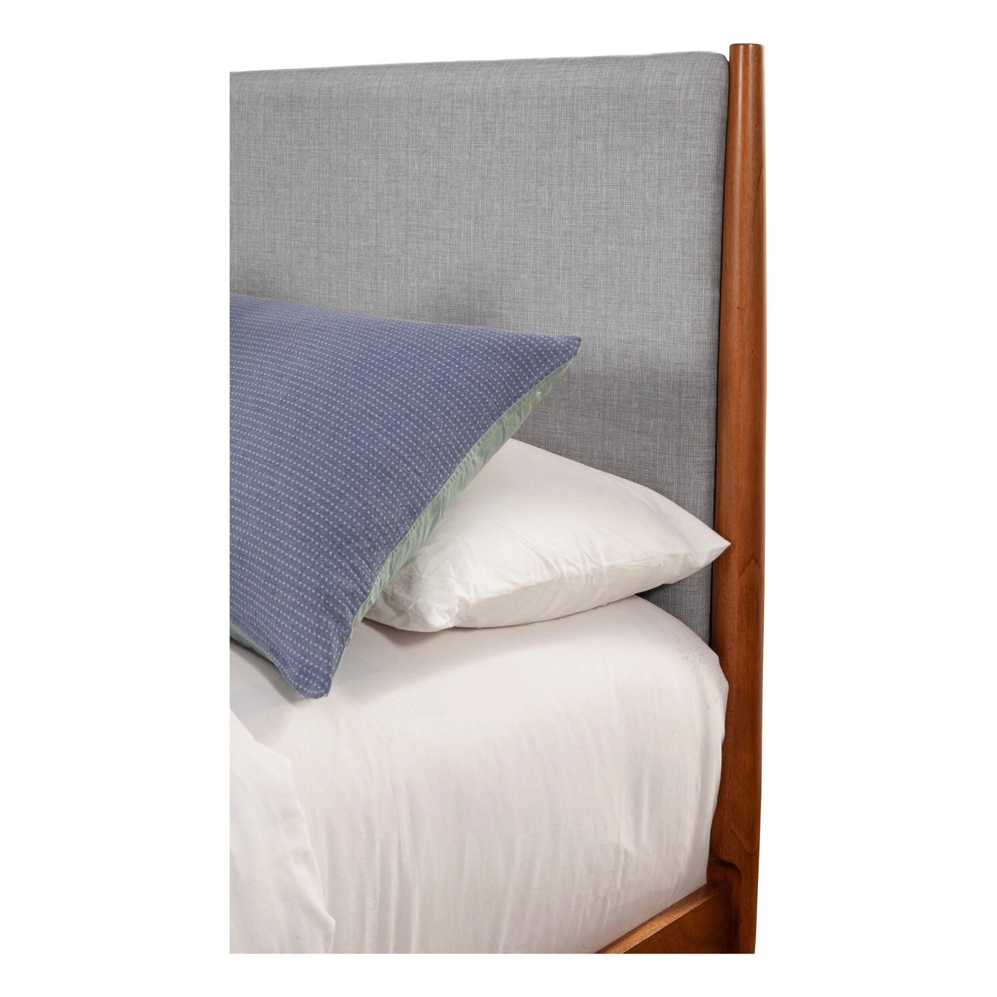 Flynn Panel Bed, Chestnut/Grey - Image 7