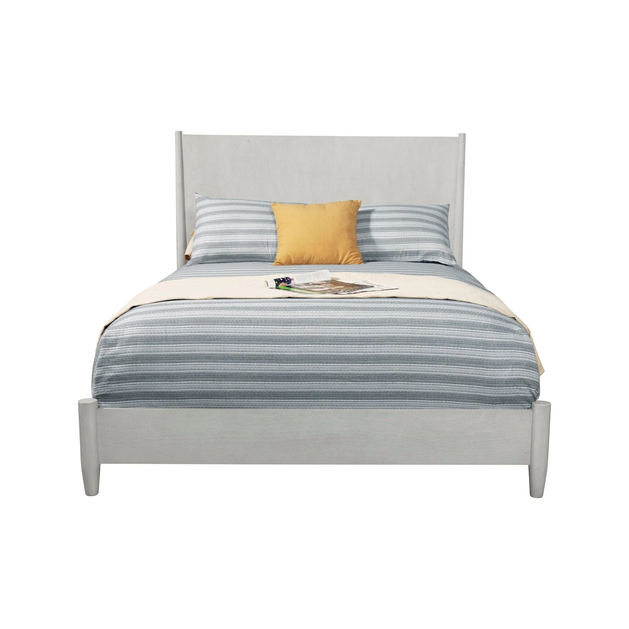Flynn Panel Bed, Gray - Image 3