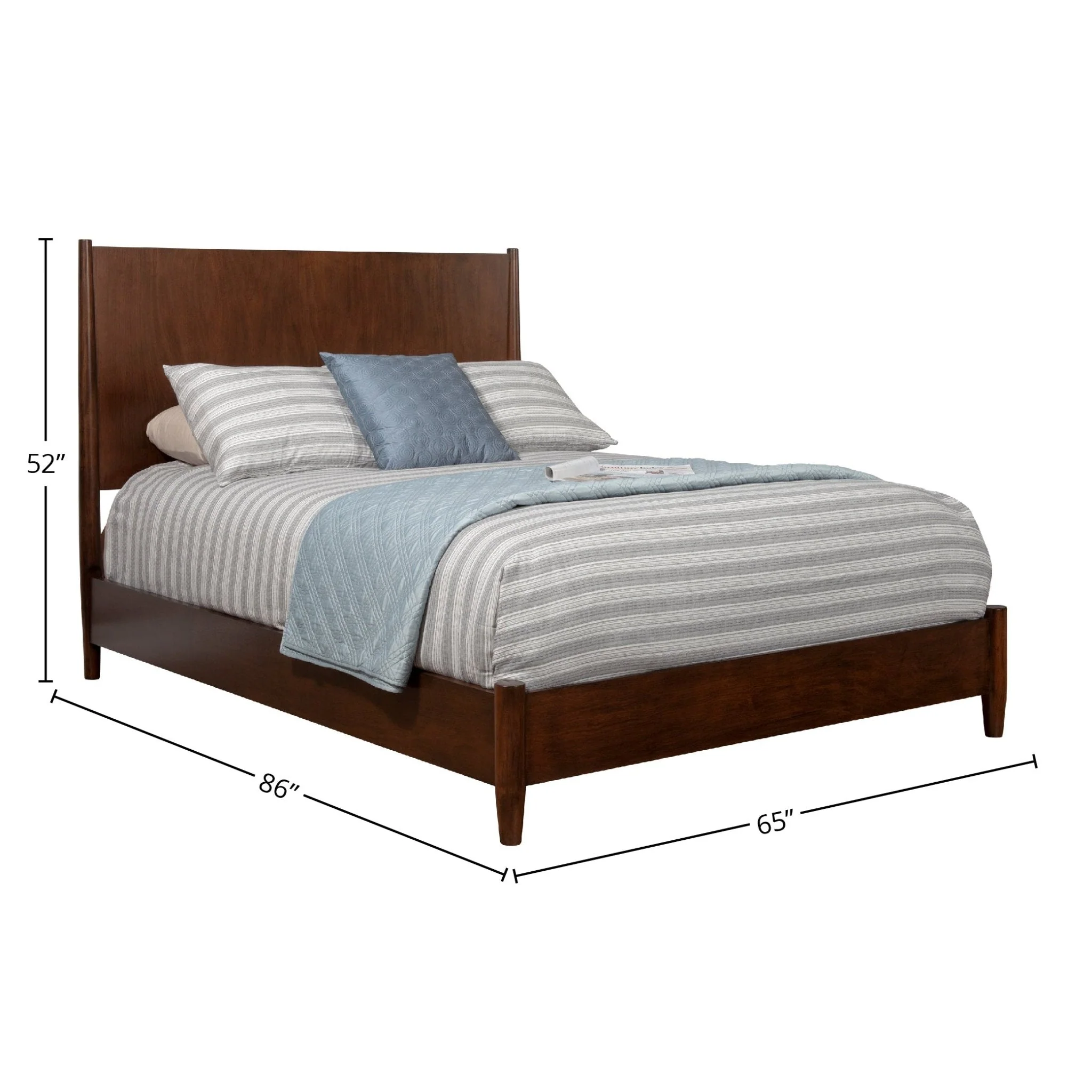 Flynn Panel Bed, Walnut - Image 14